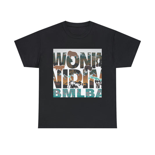 Montana has a wide variety of wild life, many of which are unique to the state. Common wildlife species can be seen throughout the state, and include grizzly bears, moose, elk, deer, bighorn sheep, - T-shirt