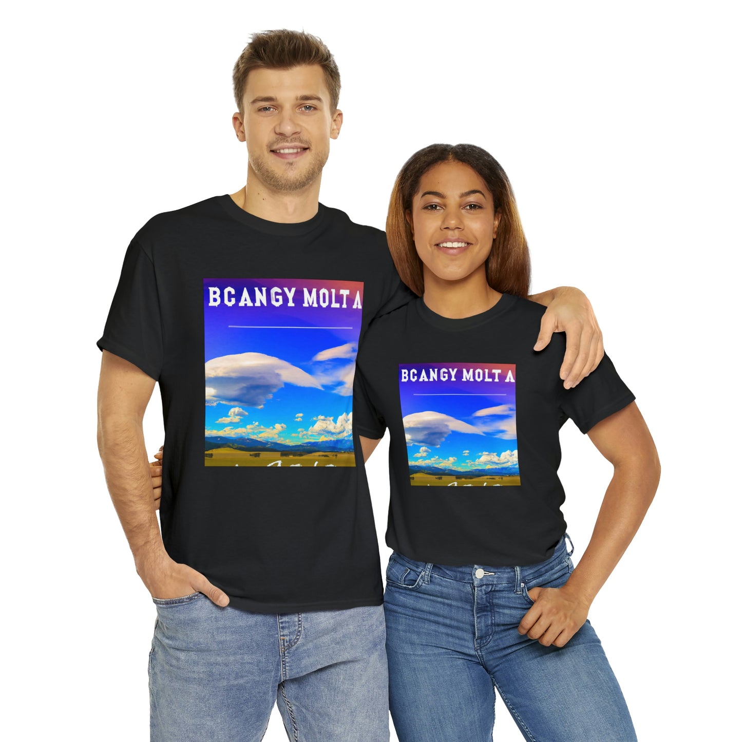 Big Sky Country is a nickname for the mountainous region of western Montana and parts of Idaho and Wyoming. The nickname was first used in the 1970s to describe the unique beauty of the region. The term "Big Sky Country" has become synonymous - T-shirt