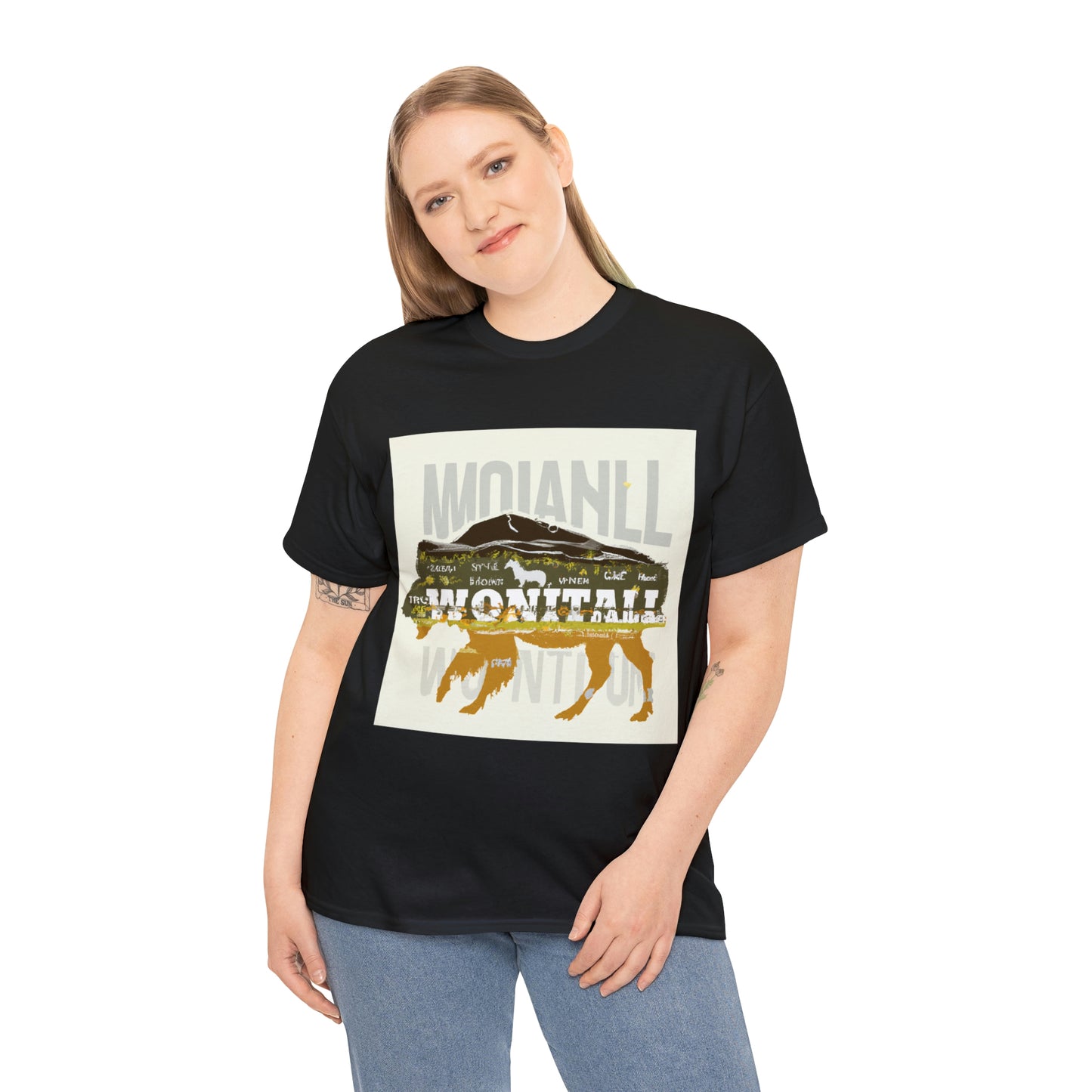 There is an abundance of diverse wildlife in Montana, including over 70 species of mammals, 300 species of birds, and a variety of reptiles, amphibians, and fish. Some of the more common species include elk, deer, antelope - T-shirt