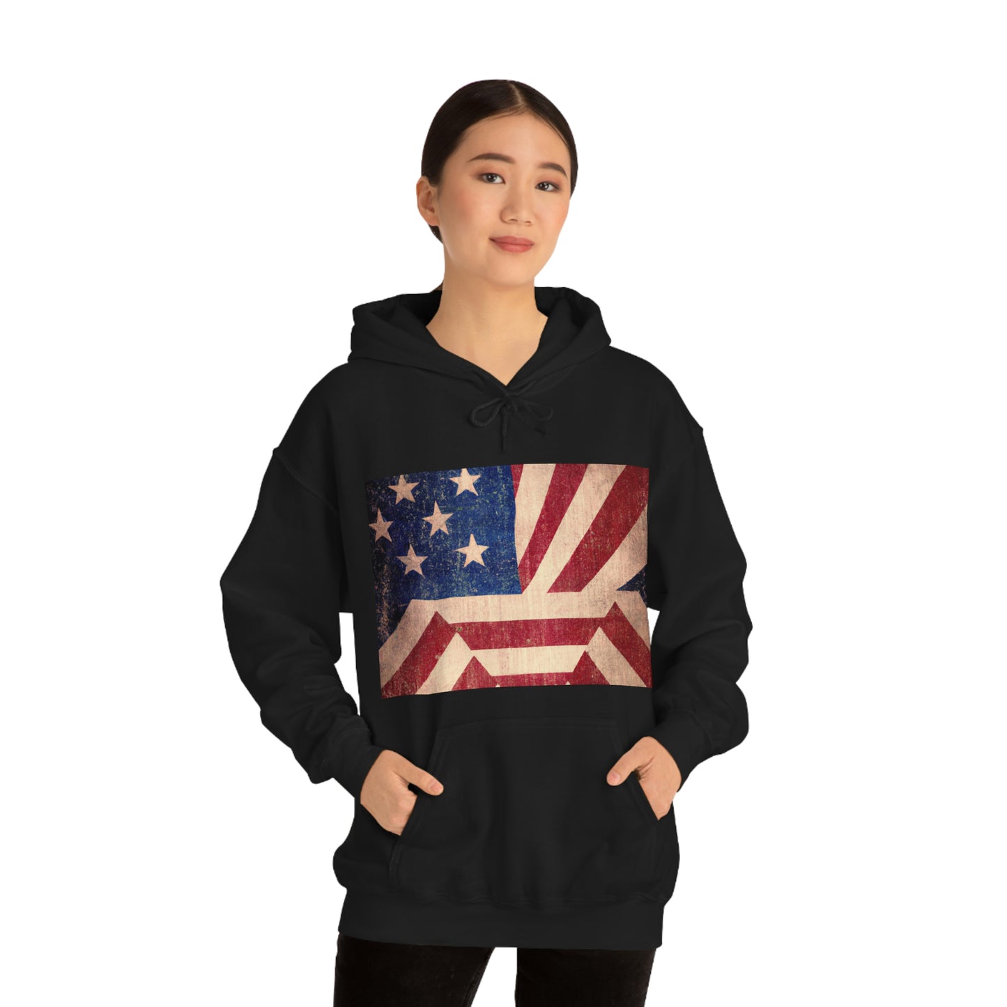 "The flag of our country reminds us that liberty and justice are not just ideals, but a way of life — an example to all humanity." --Barack Obama - Hoodie