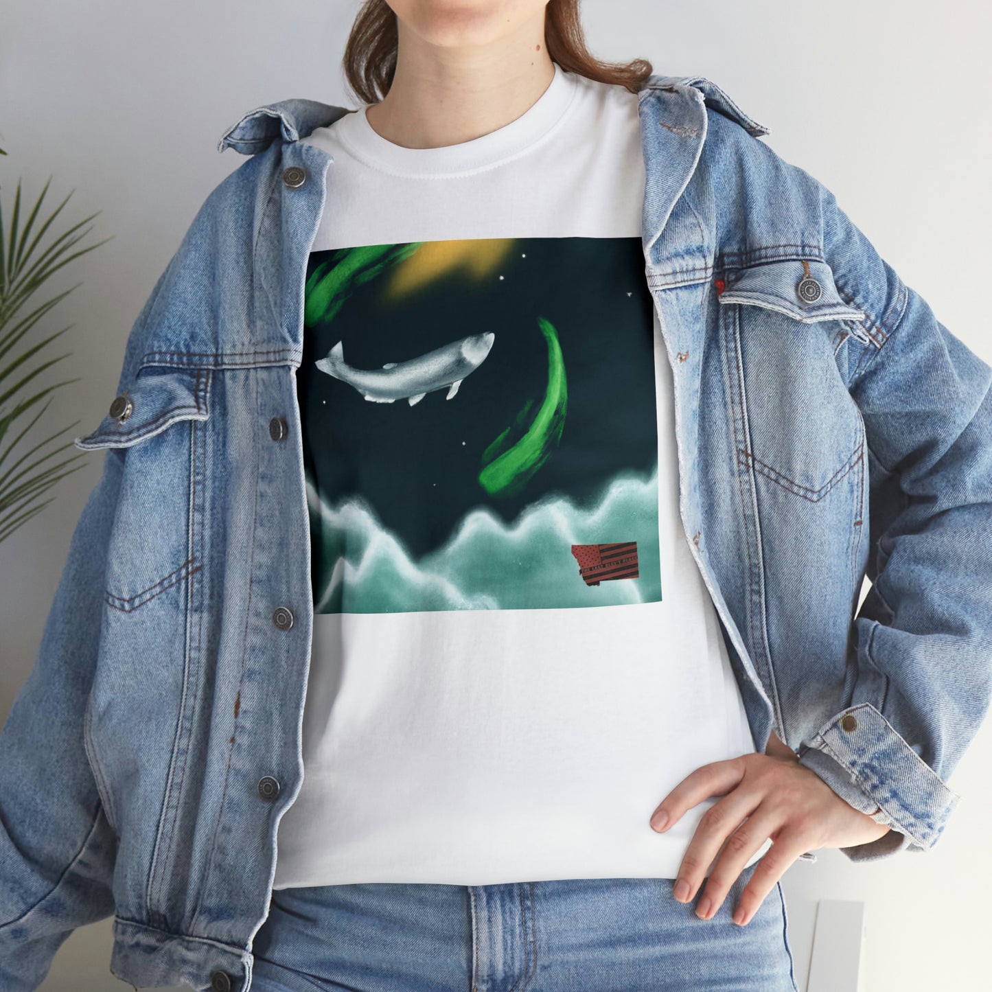 Blizzardfish – a hardy fish with bright yellow and blue stripes along its body and a stark white underbelly. It is native to cold waters and tolerates very low temperatures with ease. - Tshirt