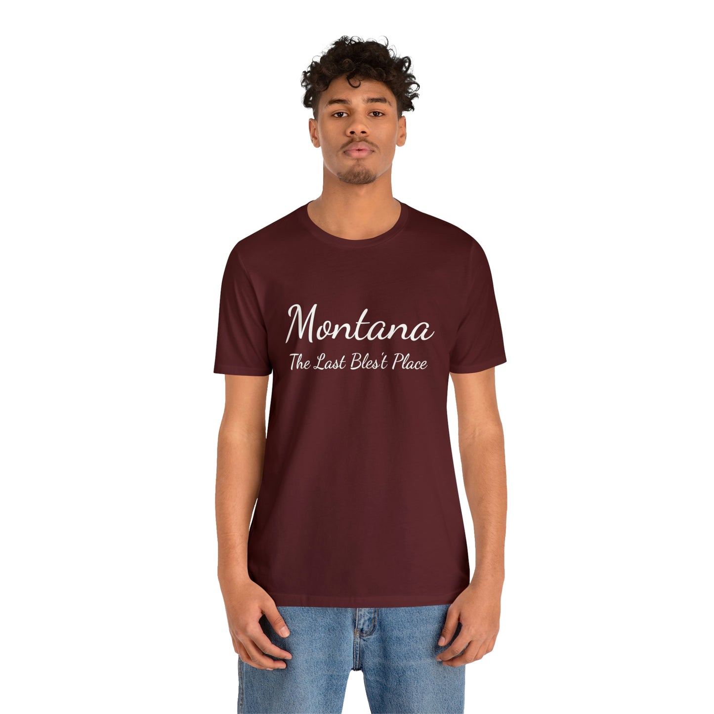 "Montana The Last Bles't Place" Unisex Jersey Short Sleeve Tee