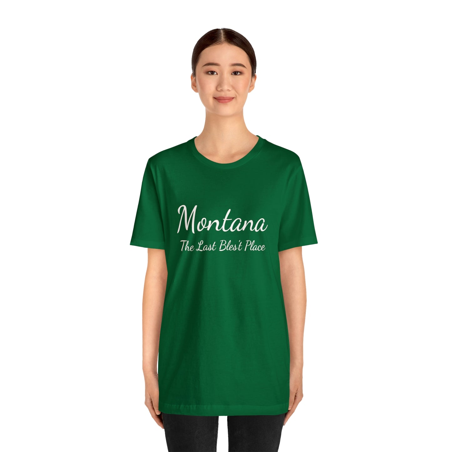 "Montana The Last Bles't Place" Unisex Jersey Short Sleeve Tee