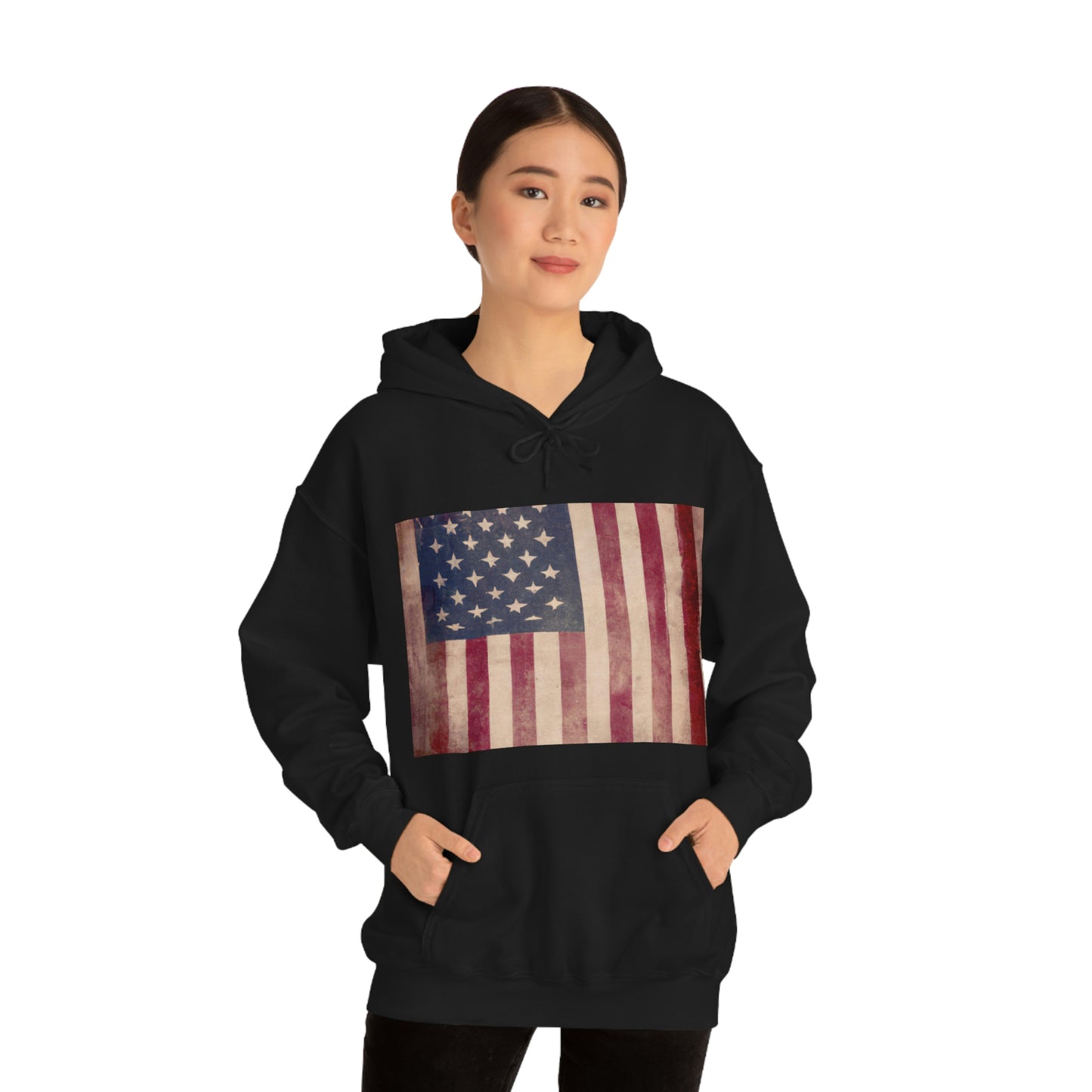 "The flag of the United States has not been created by rhetorical sentences in declarations of independence and in bills of rights. It has been created by the experience of a great people, and every color and star has a meaning." – Woodrow - Hoodie