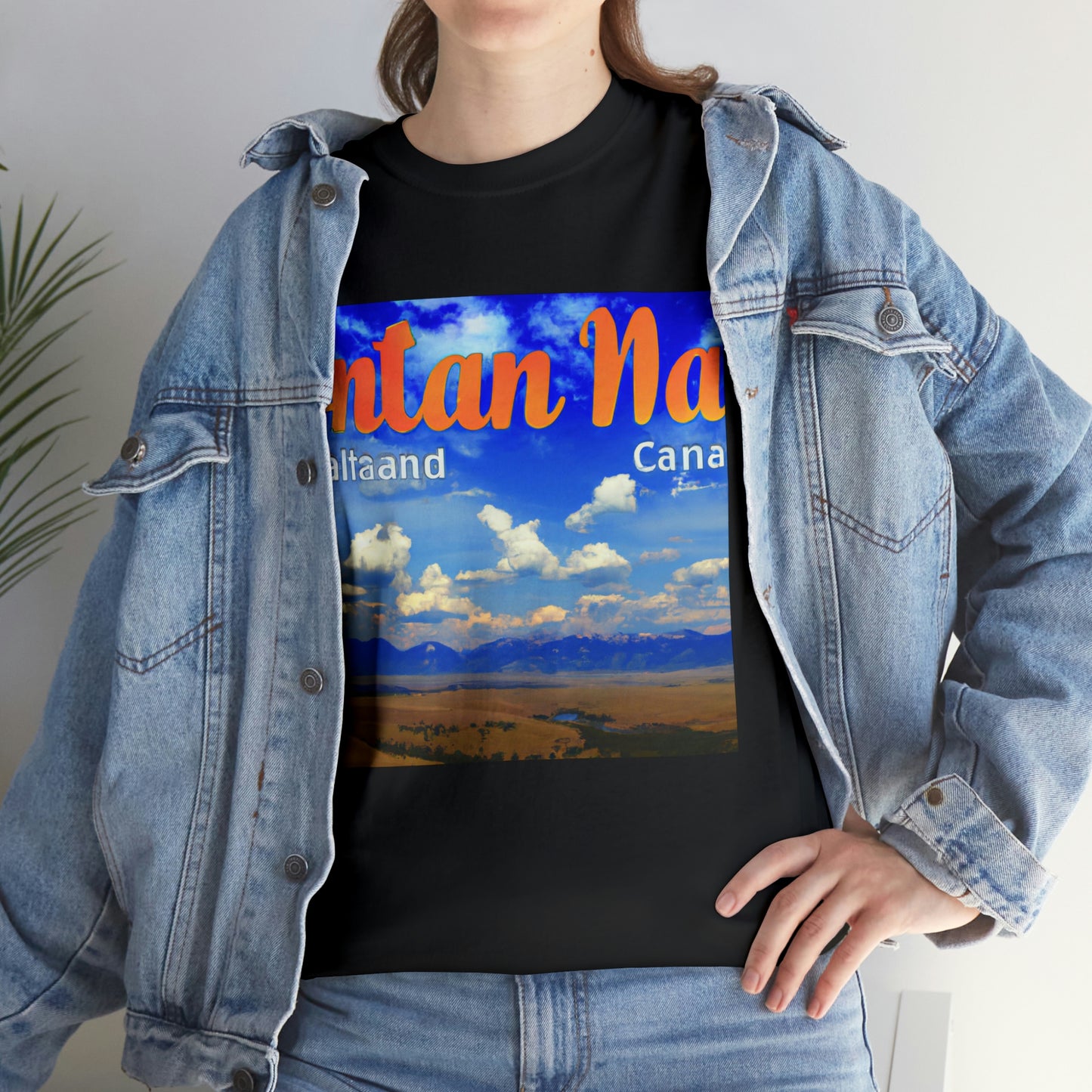 Sky Country" refers to Montana, Idaho, and Wyoming, as these three states are commonly referred to as the "Big Sky Country" due to their expansive, open spaces and beautiful mountain scenery. The phrase is often used to refer to the - T-shirt