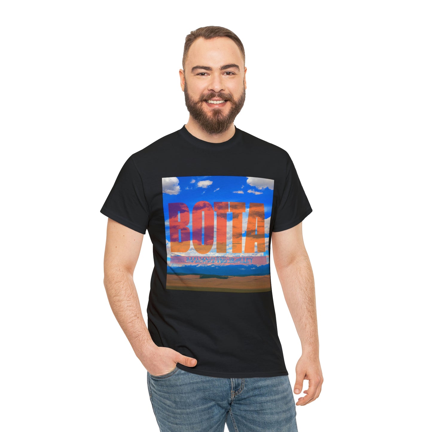 Big Sky Country is the term commonly used to refer to the U.S. state of Montana. The name refers to the large amount of area that Montana covers, and for the beautiful vast blue skies that cover the state. The only state - T-shirt