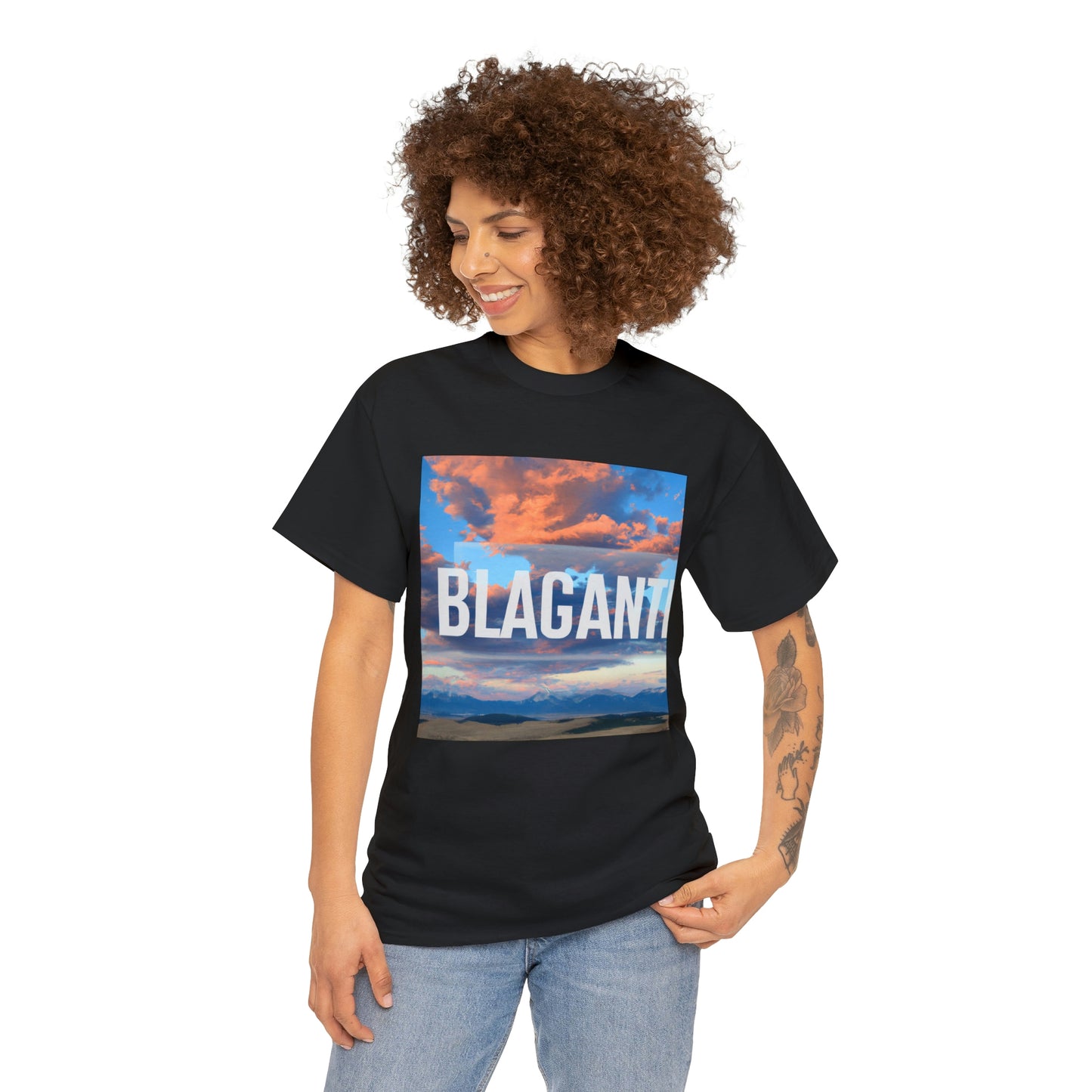 The term "Big Sky Country" is used to refer to Montana, a state in the western part of the United States. The name comes from the seemingly endless vastness of the region's majestic blue sky and extraordinary wide open spaces. The - T-shirt