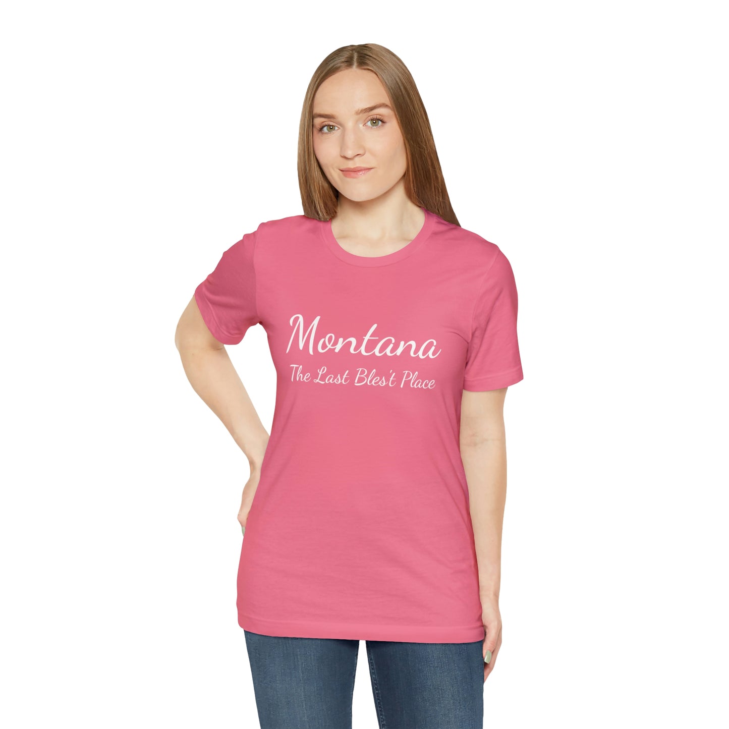 "Montana The Last Bles't Place" Black Ops Unisex Jersey Short Sleeve Tee