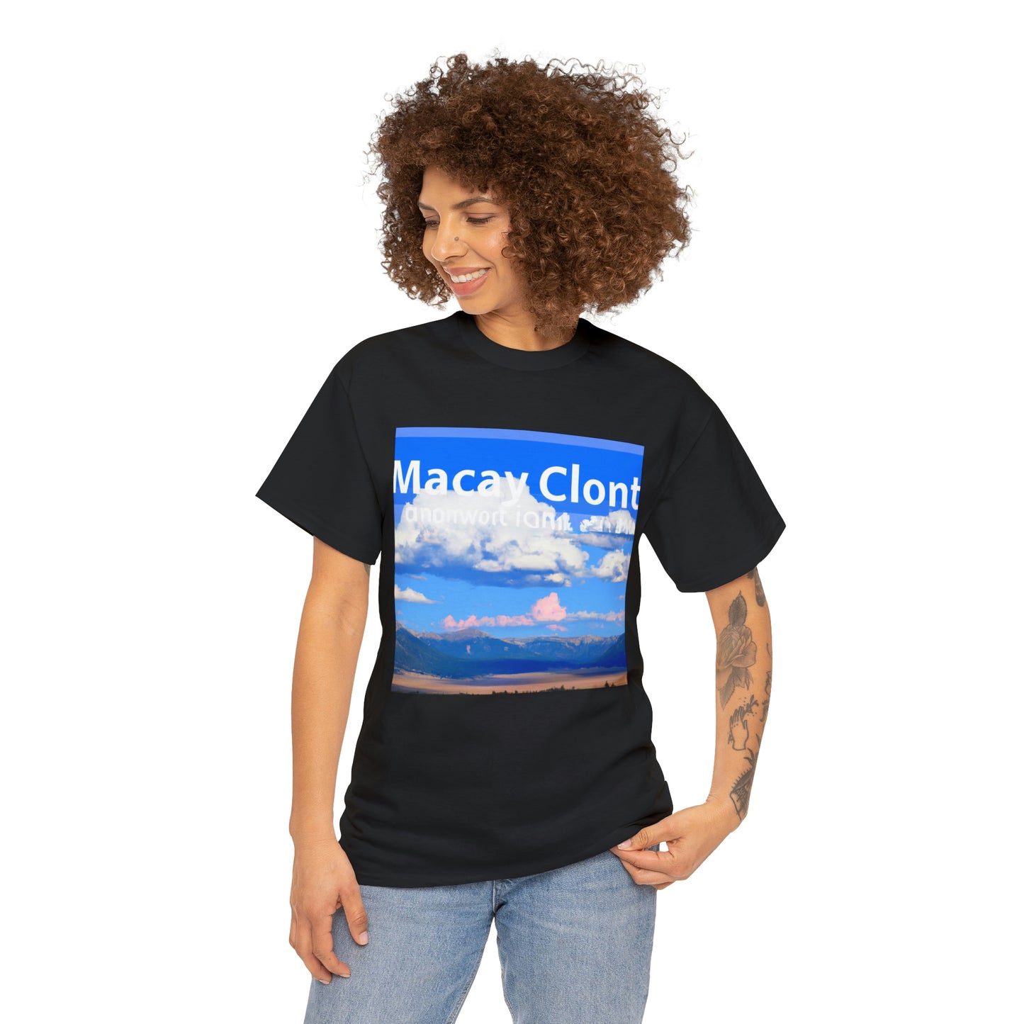 Big Sky Country is an oft-used nickname for the northwestern portion of the United States, most notably the states of Montana, Wyoming, and Idaho. Characterized by its wide open spaces, rugged mountains, and abundance of wildlife, Big Sky - T-shirt