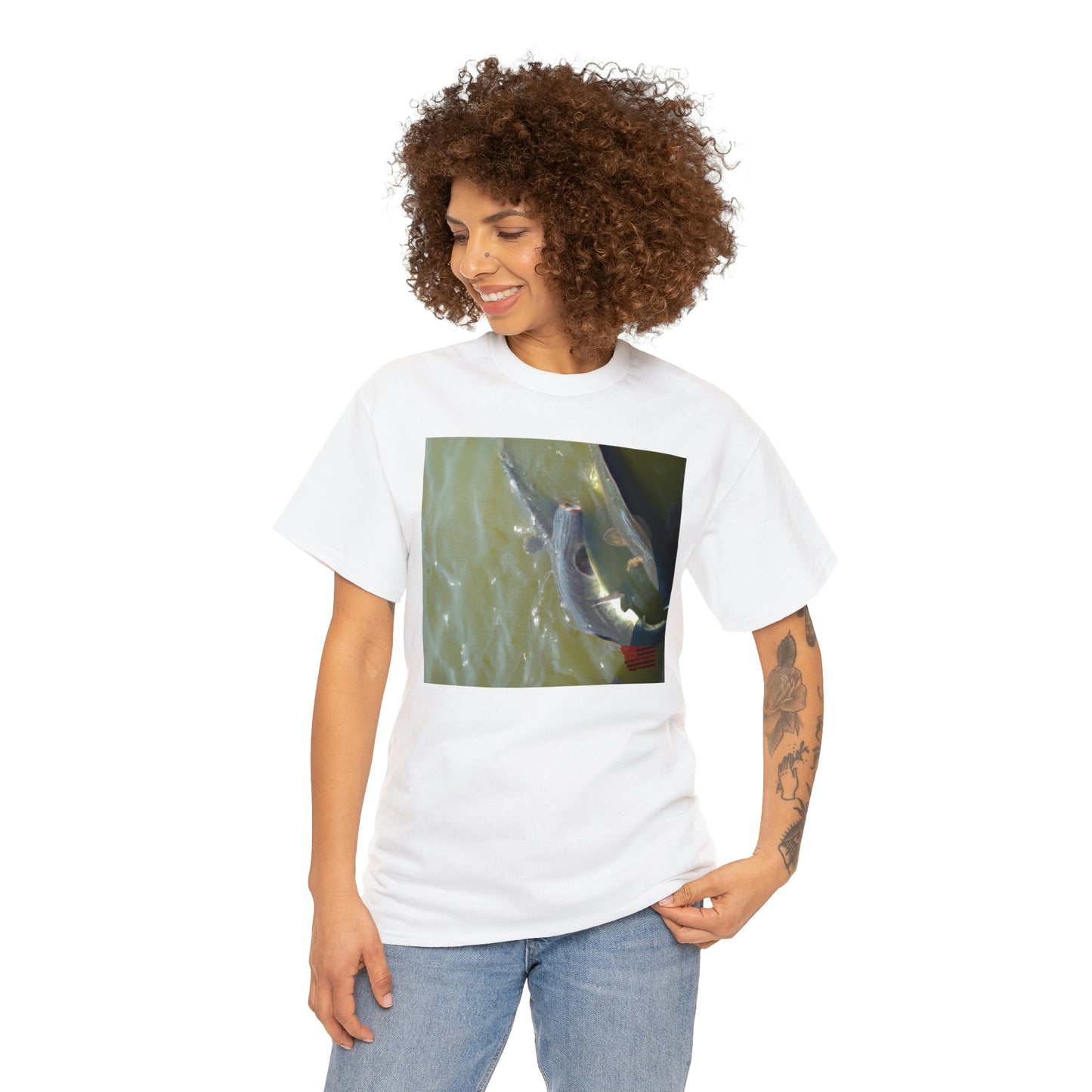 Sea Cowfish. This fish has a flat body with bright green and yellow stripes and a cow-like face. It is native to shallow tropical waters, where it feeds on detritus and algae, and serves as a great cleaning organism - Tshirt