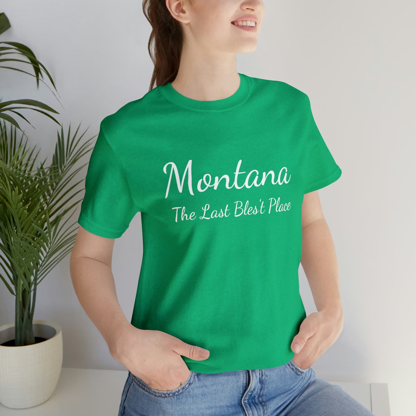 "Montana The Last Bles't Place" Black Ops Unisex Jersey Short Sleeve Tee