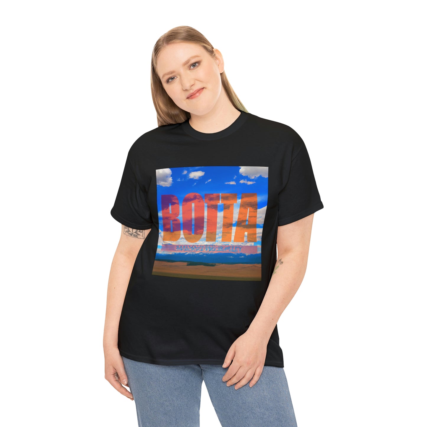 Big Sky Country is the term commonly used to refer to the U.S. state of Montana. The name refers to the large amount of area that Montana covers, and for the beautiful vast blue skies that cover the state. The only state - T-shirt