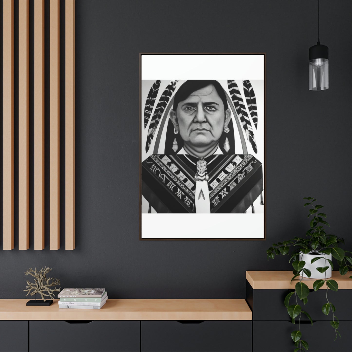 Tatanka Wakan (Tall Buffalo) - Canvas