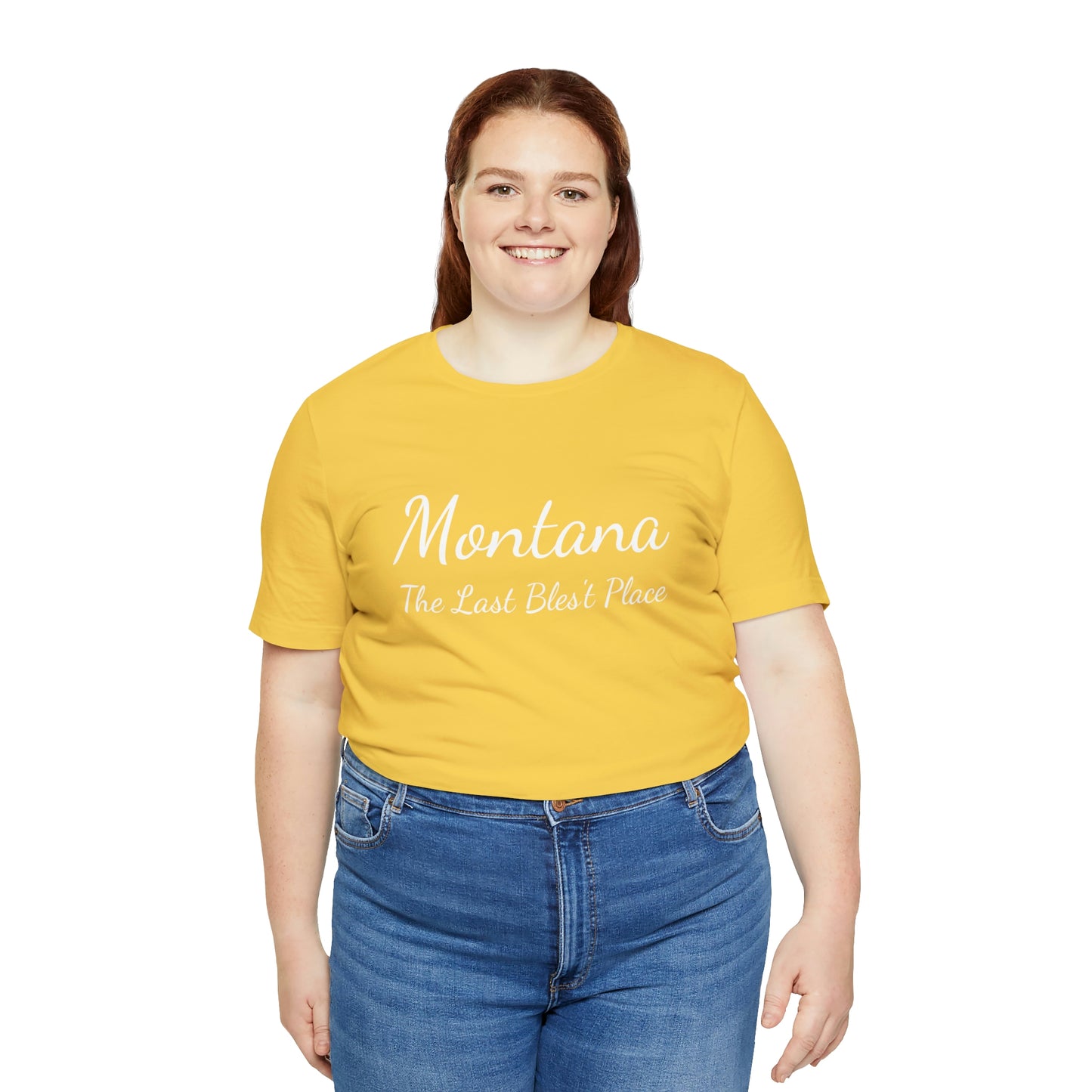 "Montana The Last Bles't Place" Unisex Jersey Short Sleeve Tee