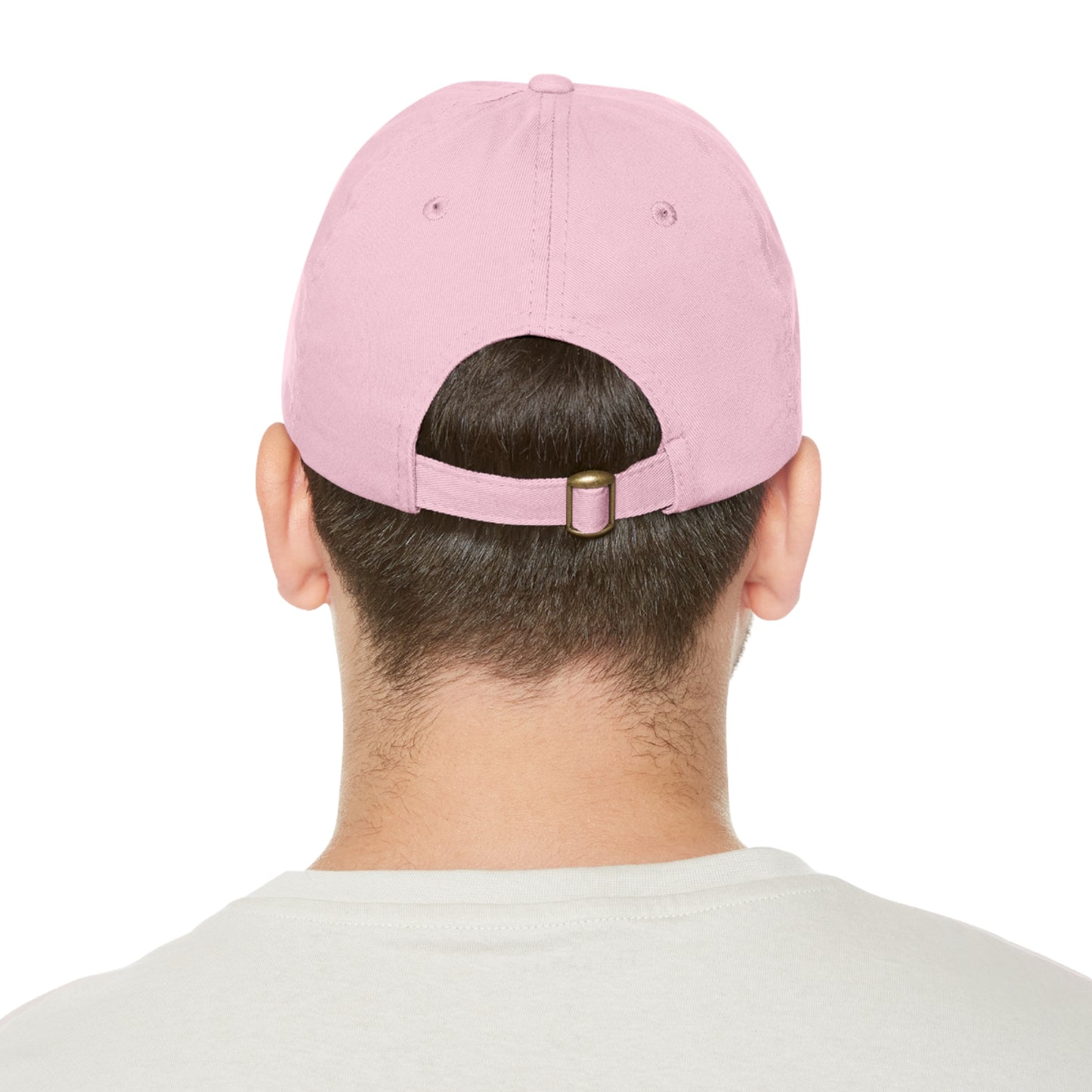 Dad Hat with Leather Patch (Rectangle)