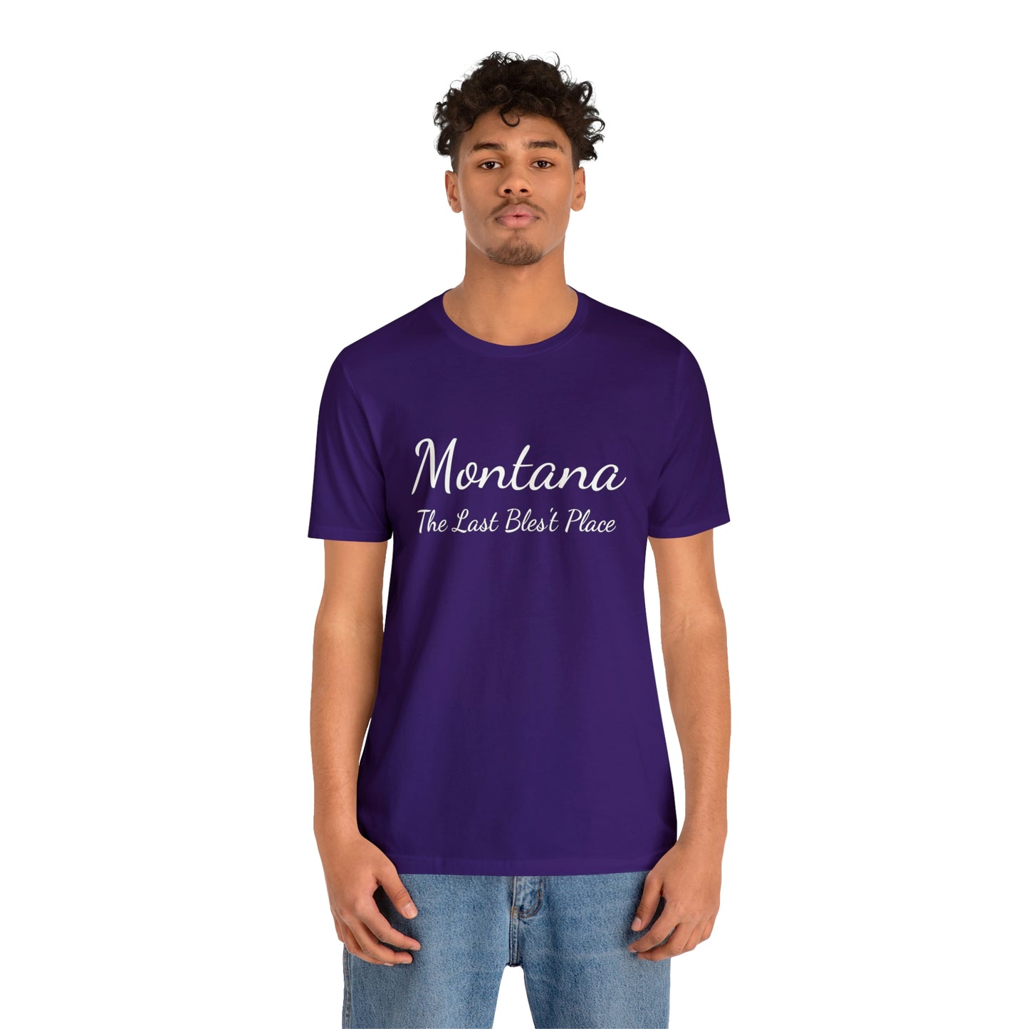"Montana The Last Bles't Place" Black Ops Unisex Jersey Short Sleeve Tee