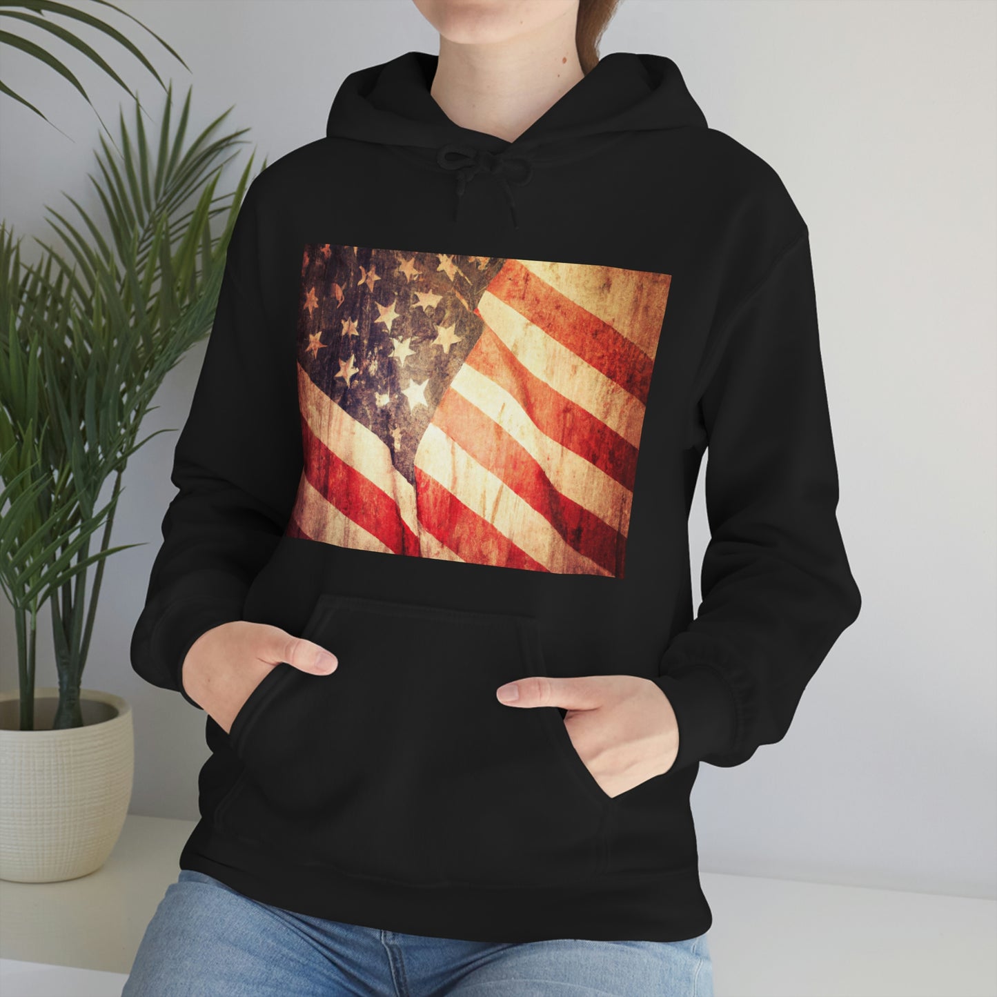 "The American flag represents the undeniable spirit of our nation: resilience, strength, and power. It is a symbol of our freedom and American values." ~ Unknown - Hoodie