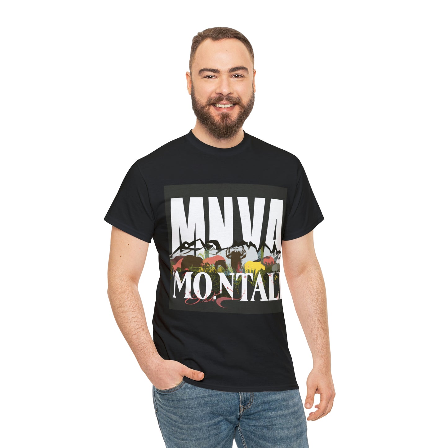 Native wildlife in Montana includes large and small mammals such as grizzly bears, wolves, bison, elk, pronghorn, moose, deer, bighorn sheep, otters, and wolverines; as well as - T-shirt