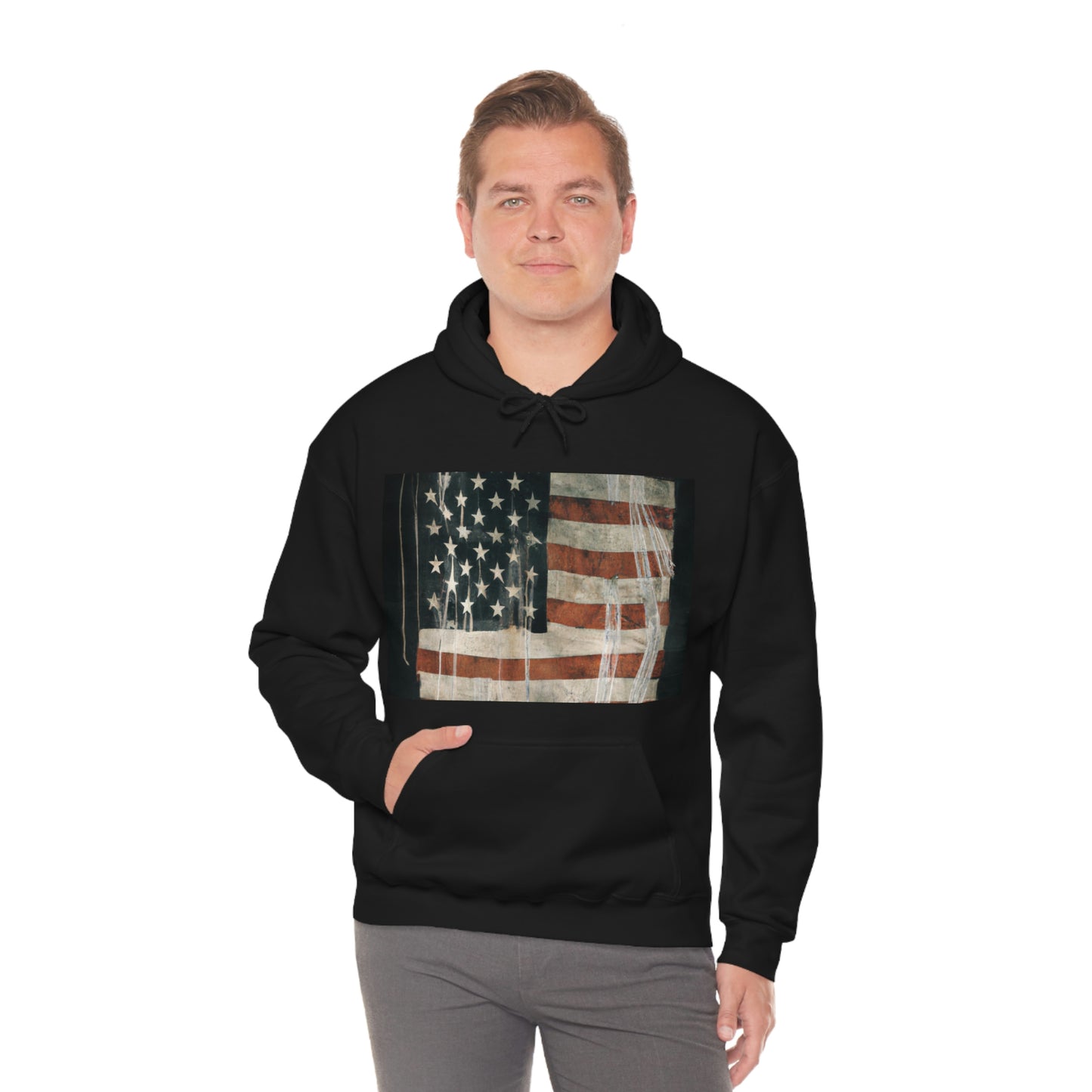 "The flagof our union must be cherished and sustained with the same spirit which inspired its creation." - Abraham Lincoln - Hoodie