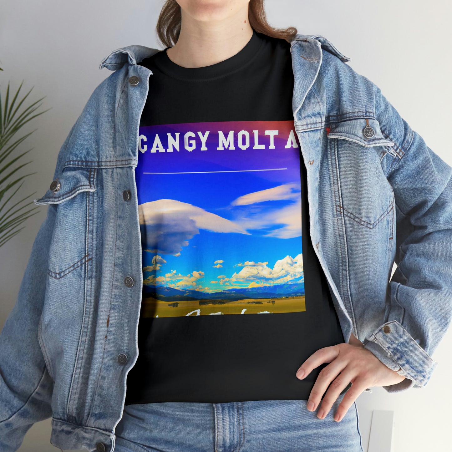 Big Sky Country is a nickname for the mountainous region of western Montana and parts of Idaho and Wyoming. The nickname was first used in the 1970s to describe the unique beauty of the region. The term "Big Sky Country" has become synonymous - T-shirt