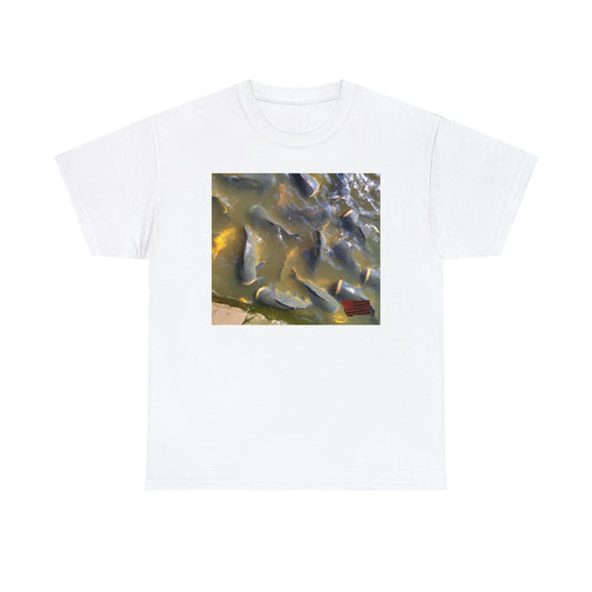 PomPomPineapple Fish: This breed of fish has big, colorful scales and a nose like a pineapple! It is native to the tropical areas of the Pacific Ocean and it loves swimming in large schools. - Tshirt