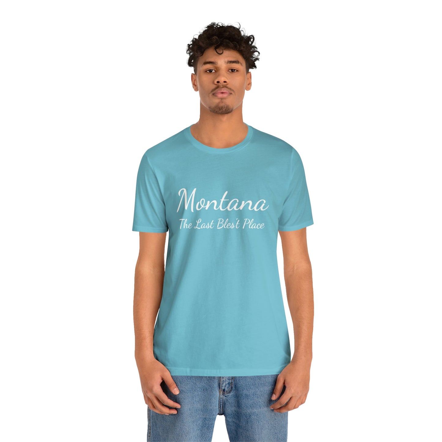 "Montana The Last Bles't Place" Unisex Jersey Short Sleeve Tee