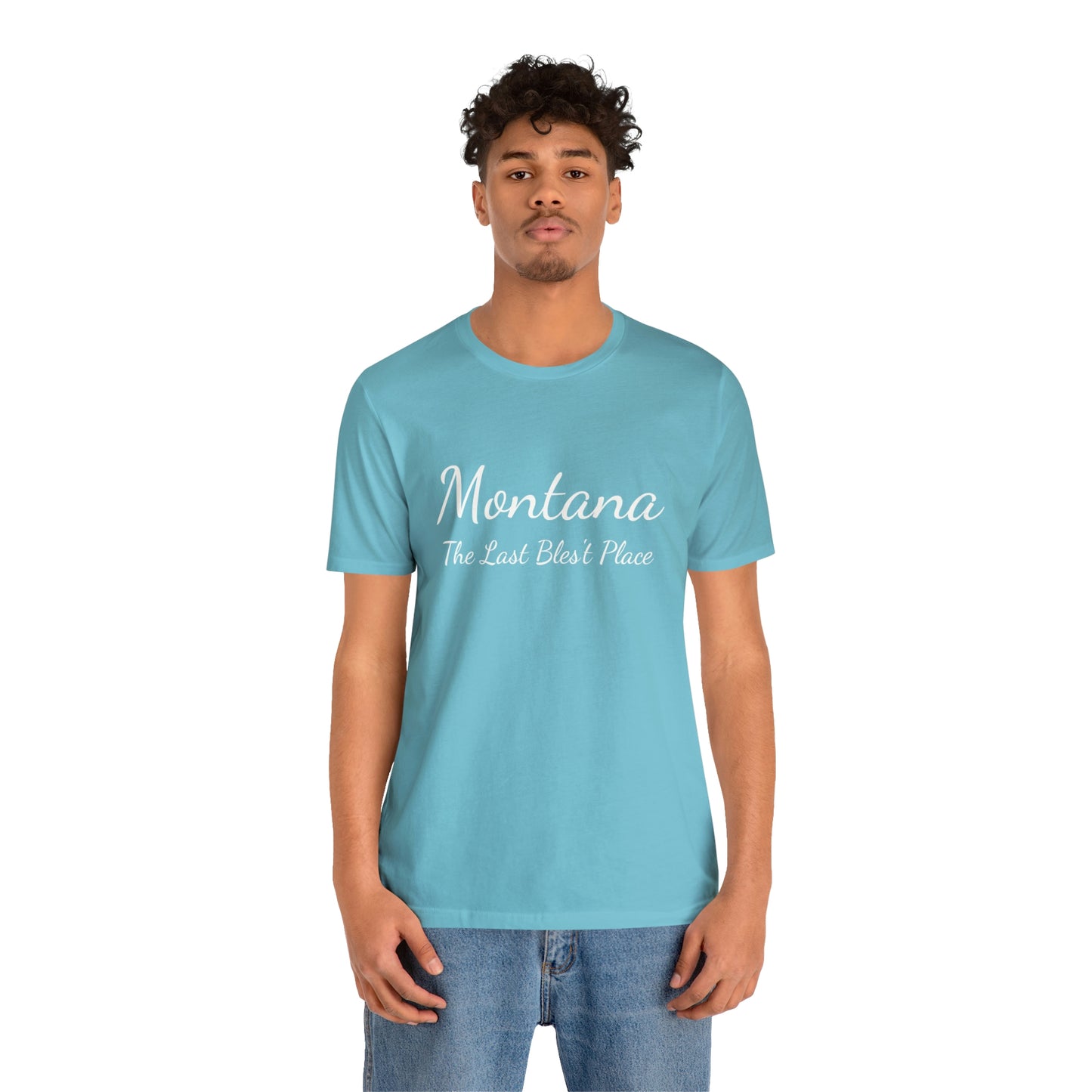 "Montana The Last Bles't Place" Black Ops Unisex Jersey Short Sleeve Tee