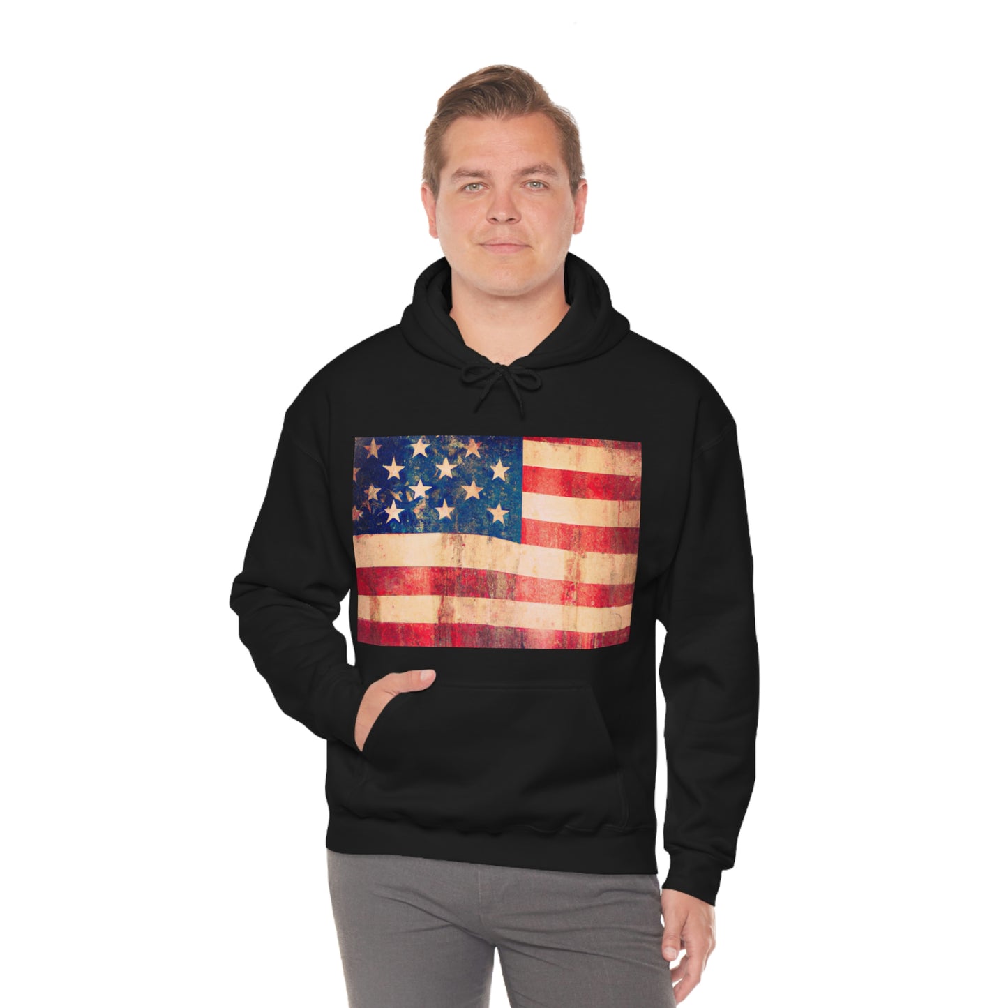 "The American flag is the symbol of our freedom, national pride, and unity as a people. No matter our race, religion, or political beliefs, those stripes and stars bring us together." - Hoodie