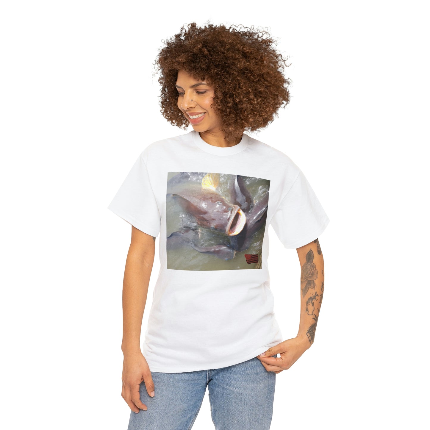 Arctic Ringtail Angelfish. This breed has an eye-catching pattern of spiral rings in a subtle creamy-white hue. It is native to the waters of the Arctic Ocean, making it one of the most elusive and uncommon breeds of - Tshirt