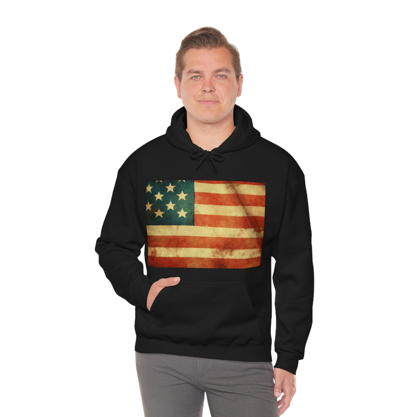 "May the sun in his course visit no land more free, more happy, more lovely, than this our own country!" - President John F. Kennedy - Hoodie