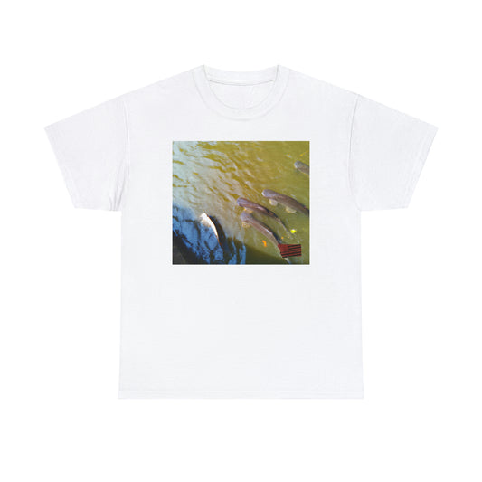 The Glitter Glimmertail. This fish would feature shimmering iridescent scales, and a long glittering tail that shimmers in the light. - Tshirt