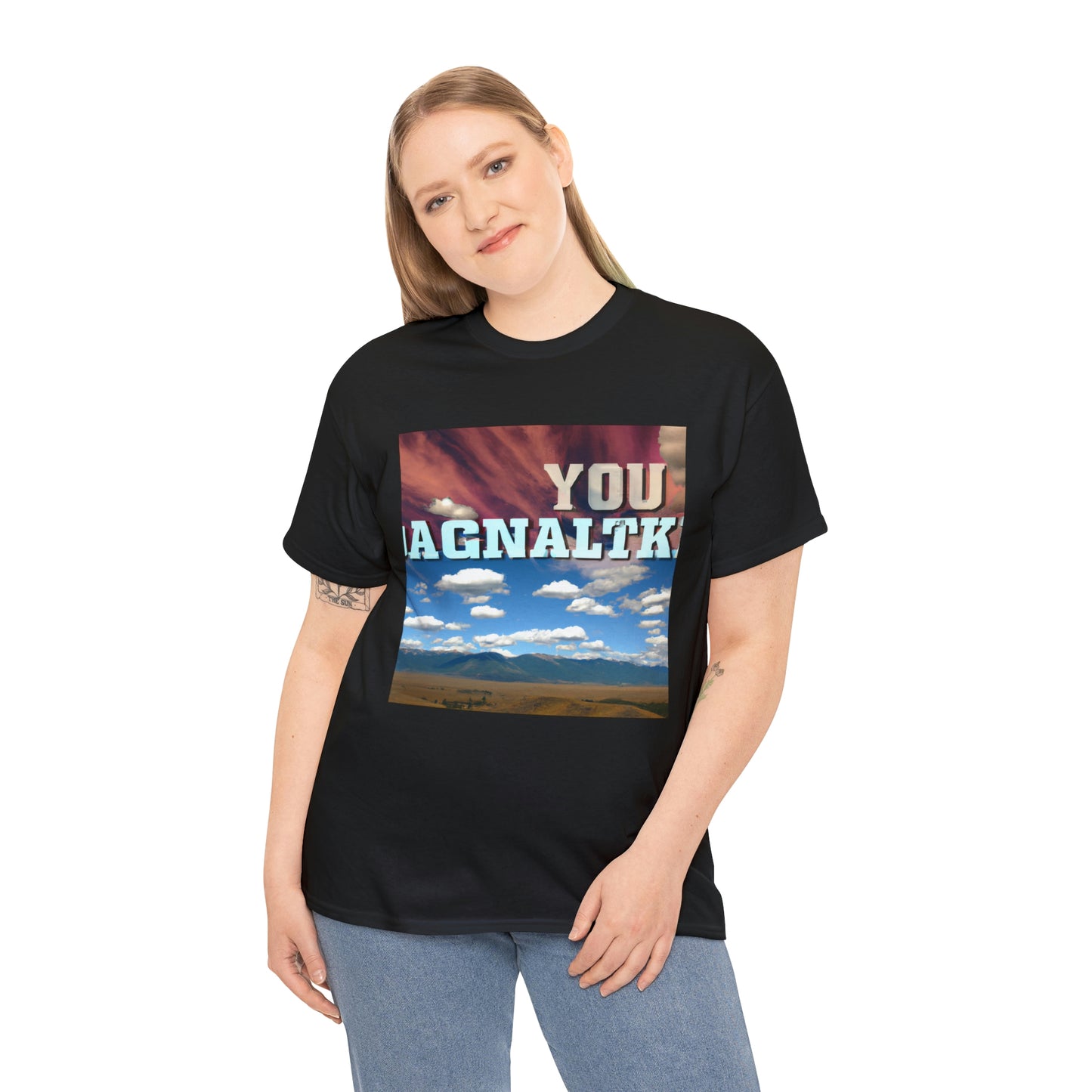 Big Sky Country is a term used to describe the western portion of the United States, primarily The Rocky Mountains and the Great Plains. It includes parts of Montana, Wyoming, Idaho, Nevada, and Utah. The term is often used to inspire - T-shirt