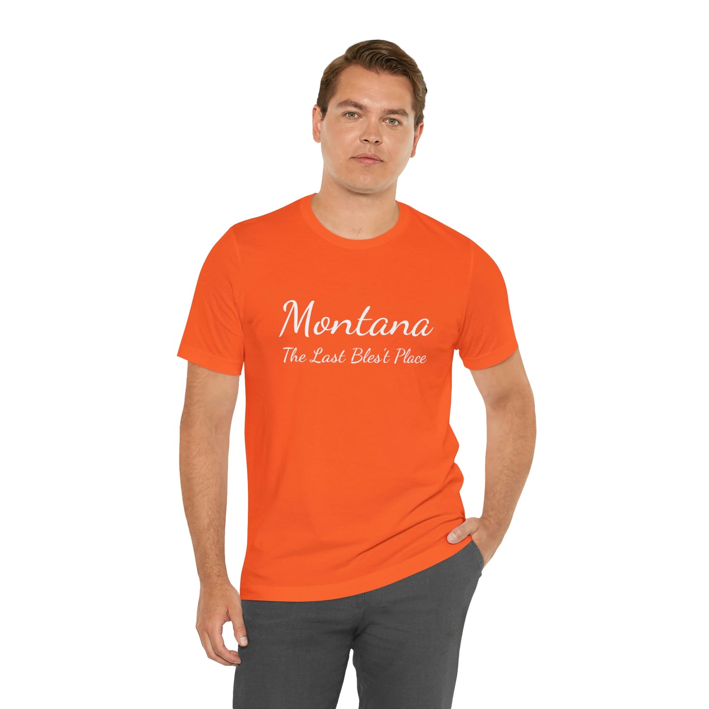 "Montana The Last Bles't Place" Black Ops Unisex Jersey Short Sleeve Tee