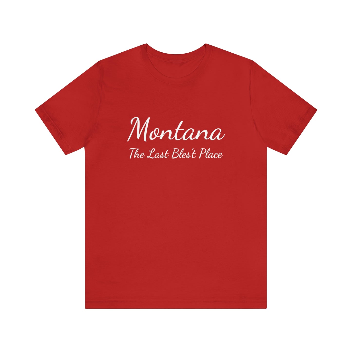 "Montana The Last Bles't Place" Black Ops Unisex Jersey Short Sleeve Tee
