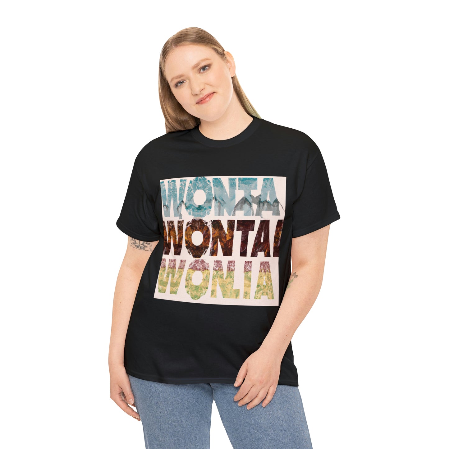 The wildlife in Montana is diverse and abundant. It ranges from large mammals such as bison, elk, moose, deer, and bears to smaller animals like beavers, otters, badgers, lynx, and foxes - T-shirt