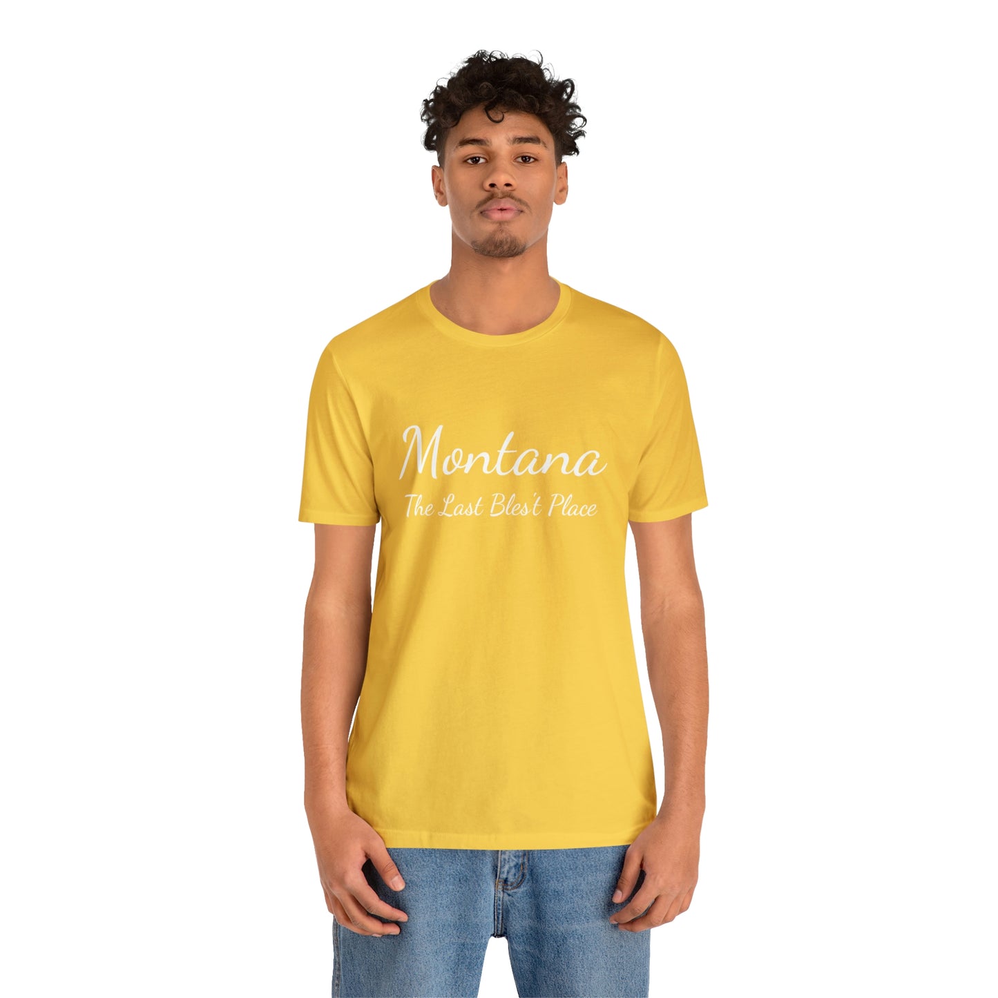 "Montana The Last Bles't Place" Black Ops Unisex Jersey Short Sleeve Tee