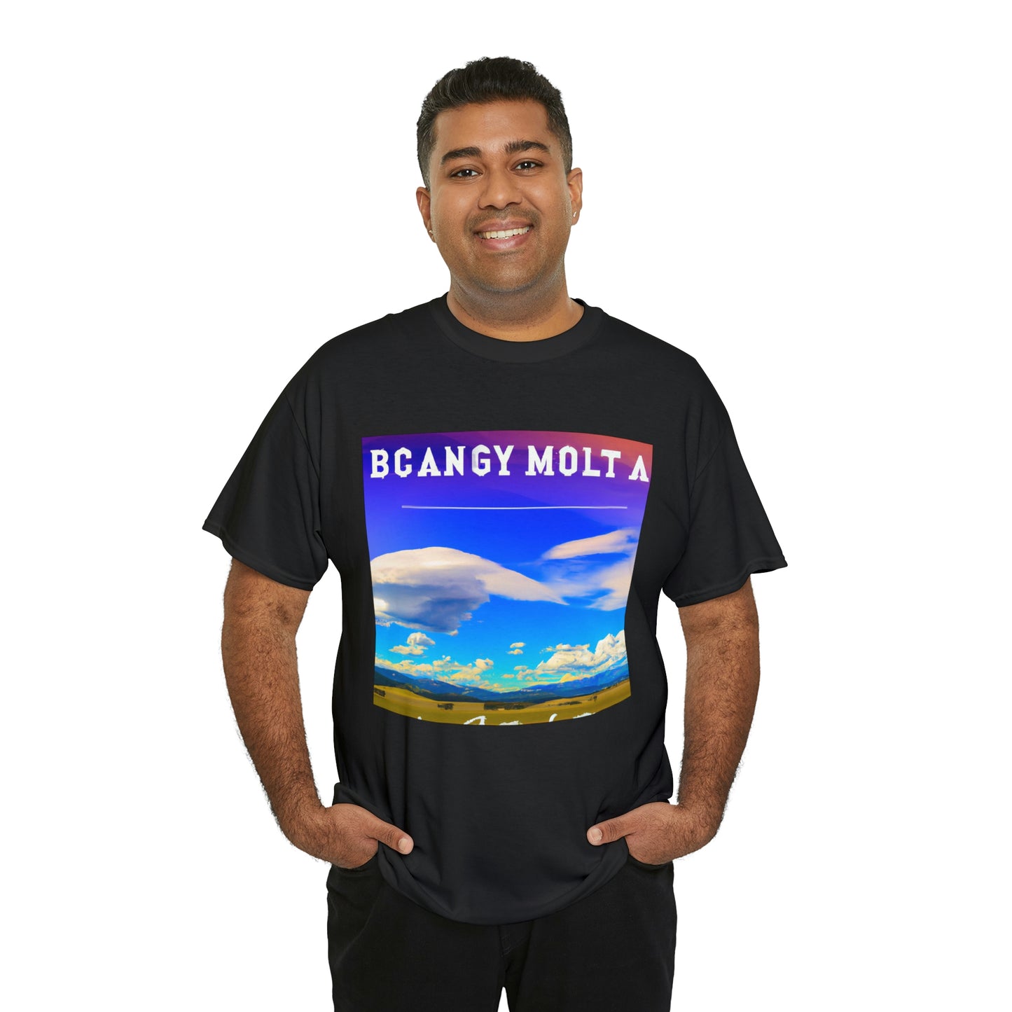 Big Sky Country is a nickname for the mountainous region of western Montana and parts of Idaho and Wyoming. The nickname was first used in the 1970s to describe the unique beauty of the region. The term "Big Sky Country" has become synonymous - T-shirt