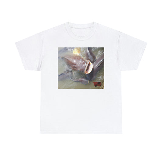 Arctic Ringtail Angelfish. This breed has an eye-catching pattern of spiral rings in a subtle creamy-white hue. It is native to the waters of the Arctic Ocean, making it one of the most elusive and uncommon breeds of - Tshirt