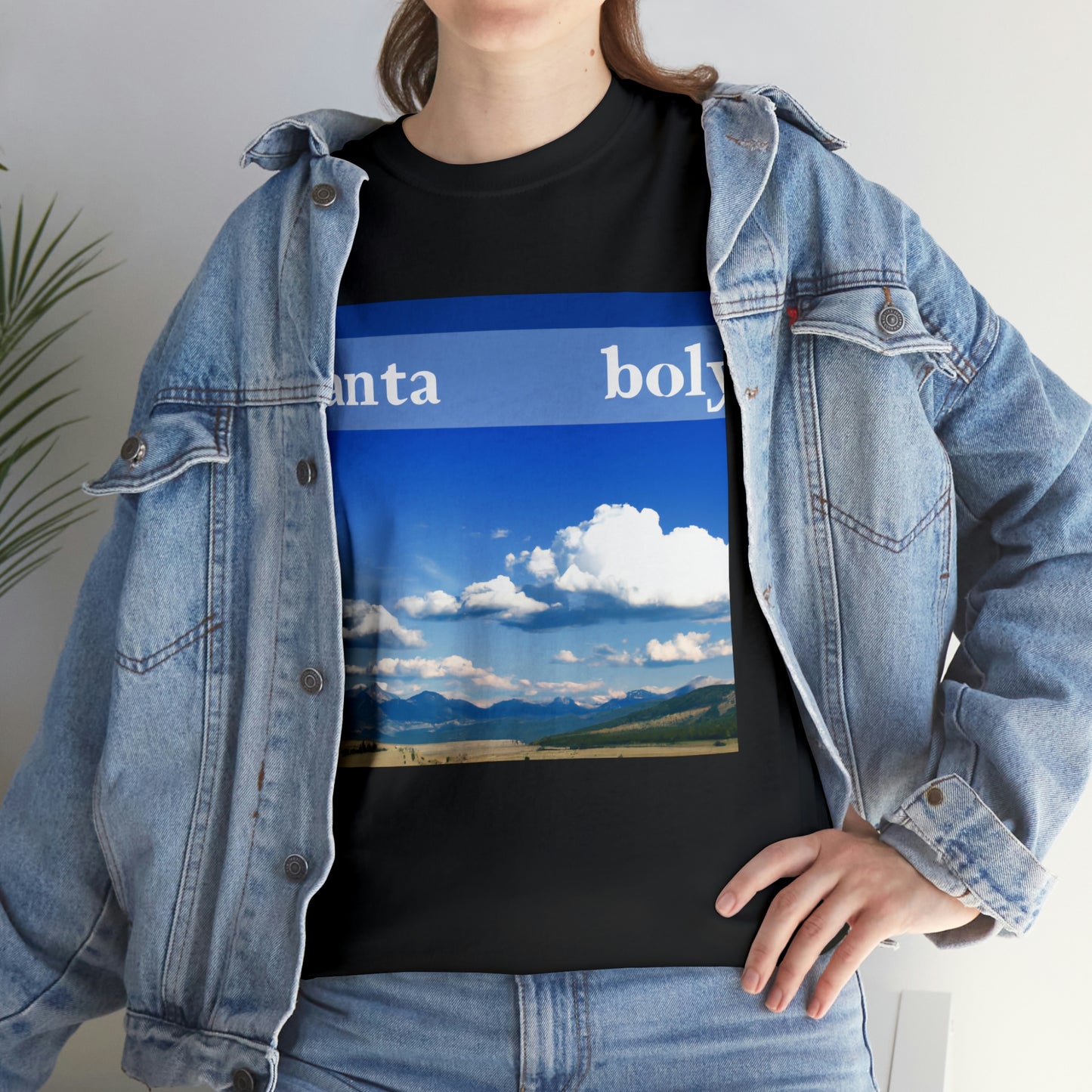 The term "Big Sky Country" is often used to refer to the U.S. state of Montana. This nickname is given due to the large sky that can be seen in Montana due to its wide open spaces. The big sky of - T-shirt