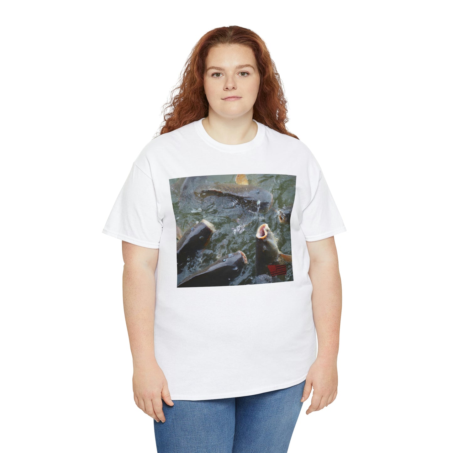 Capricorn Cholla, a freshwater species of cichlid that is native to Colombia and Panama. It has a flat body shape, black spots down its sides, and distinctive coppery-yellow fins. It is a highly - Tshirt