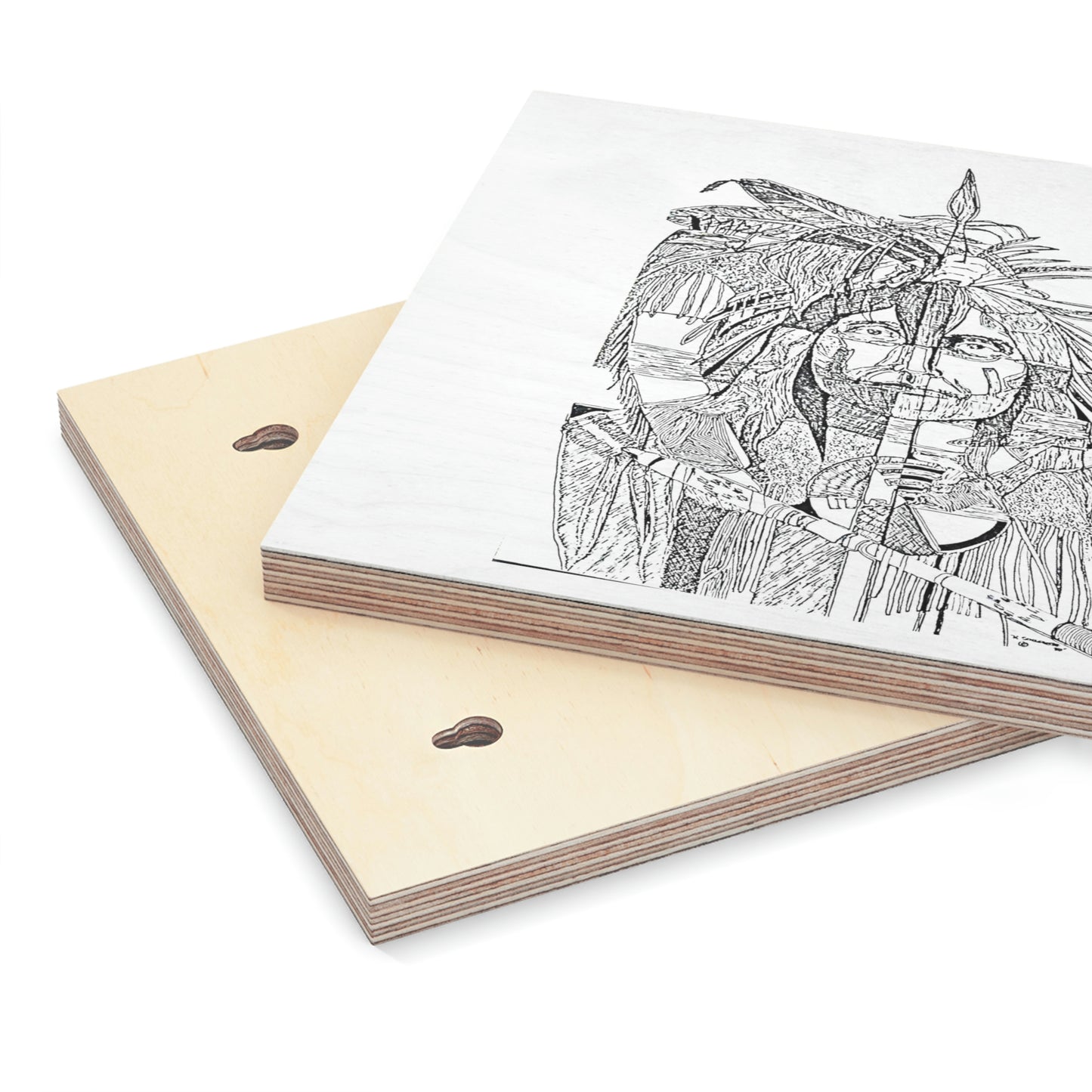 "Self Portrait Warrior" - Ron Schlenske