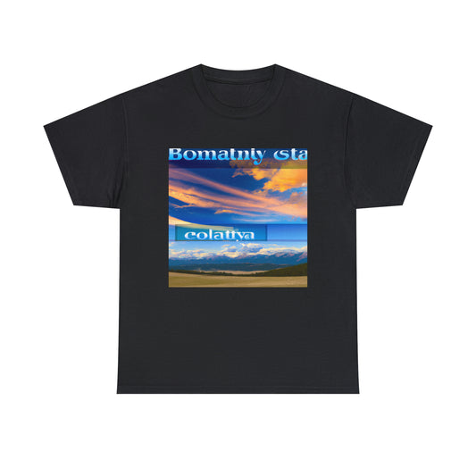 Big Sky Country is a popular nickname for the state of Montana, one of the US states located in the Northern Rocky Mountains region of the United States. This nickname has been used to describe the state since the mid-20th century, likely - T-shirt