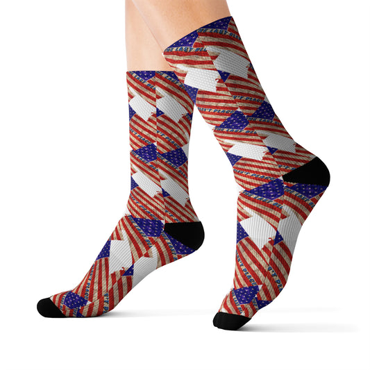 America Sublimation Socks