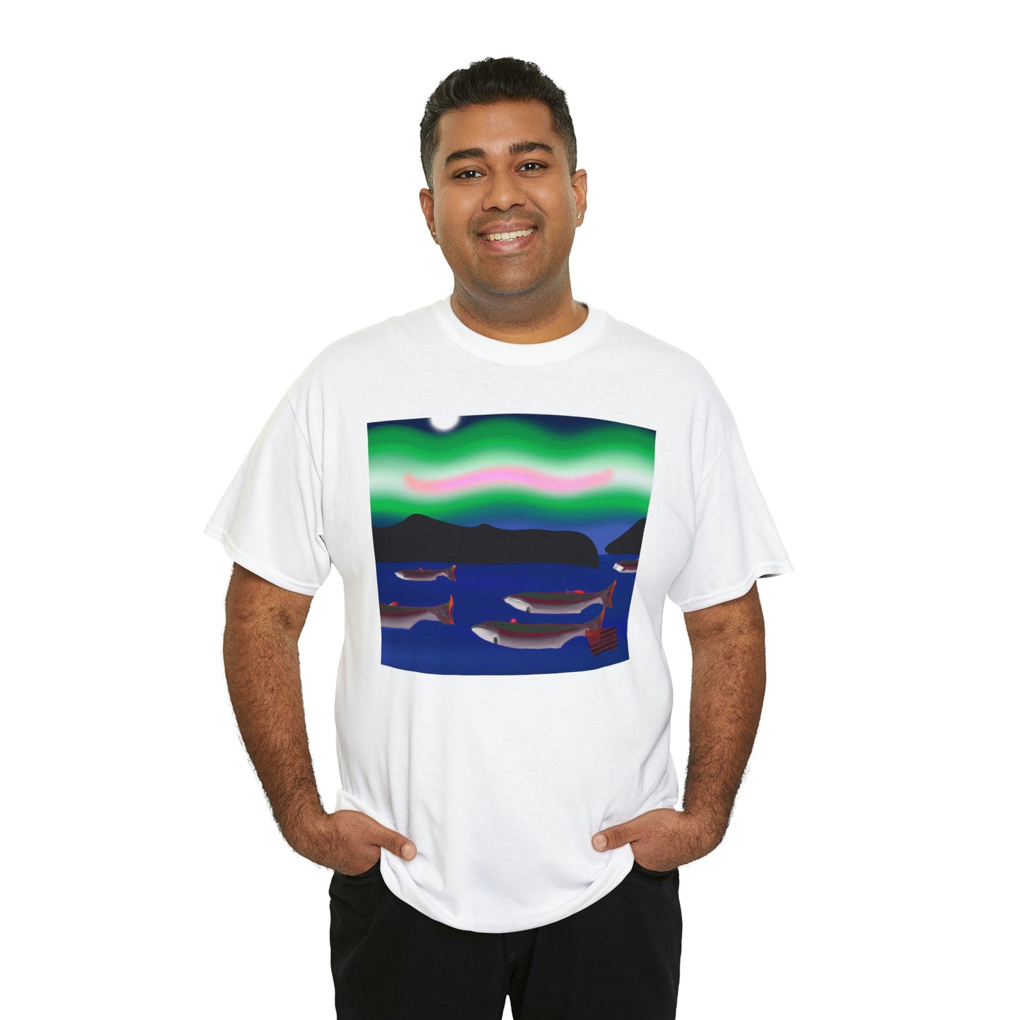 The Rainbow Spadefish  - a colorful hybrid of a mollienesia spadefish and a French angelfish, with a unique spotted pattern of yellow, orange, blue, and green. - Tshirt