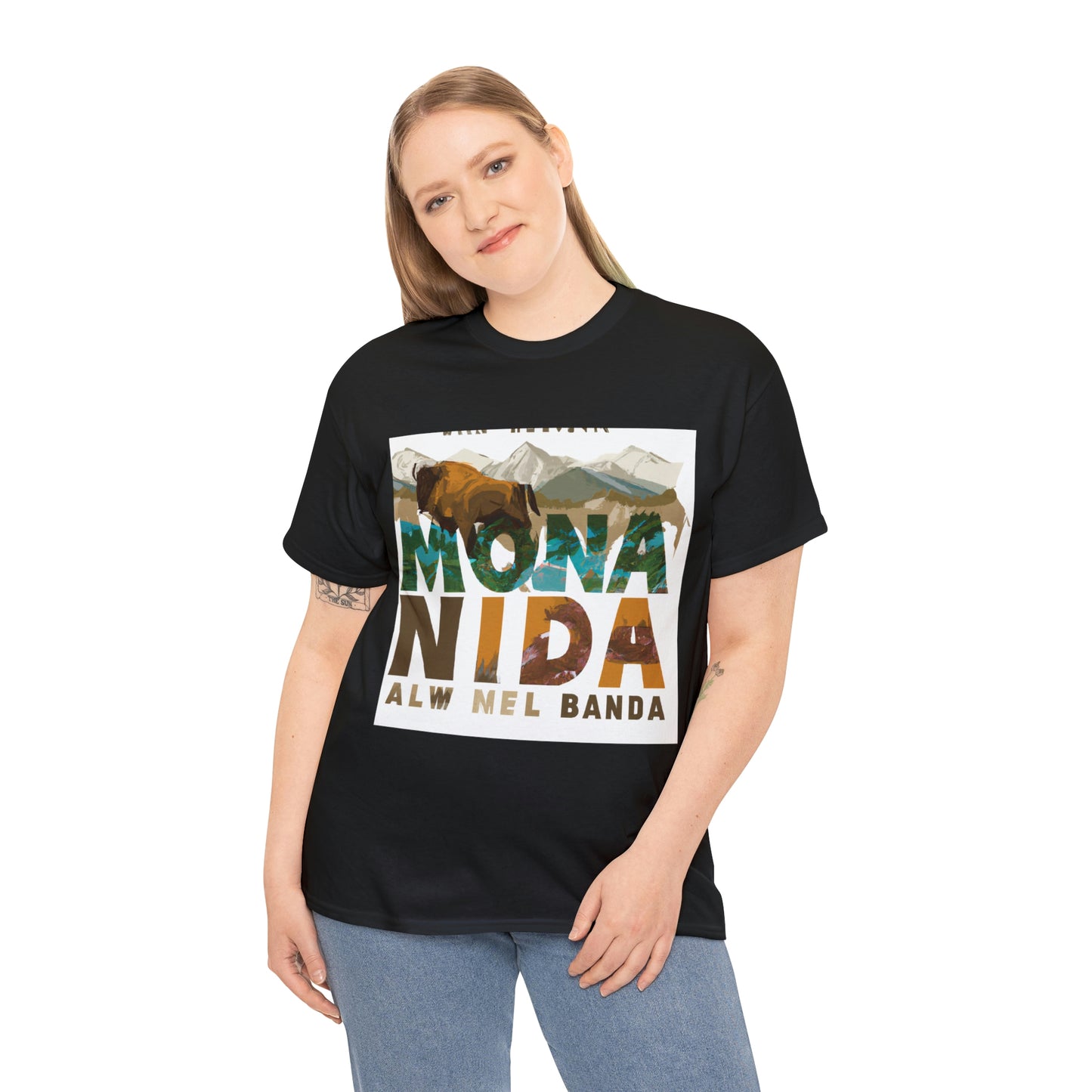 Montana's wildlife is diverse and abundant. Popular game animals in Montana include elk, bighorn sheep, mule deer, white-tailed deer, pronghorn, black bear, bison, moose, mountain goats, and - T-shirt