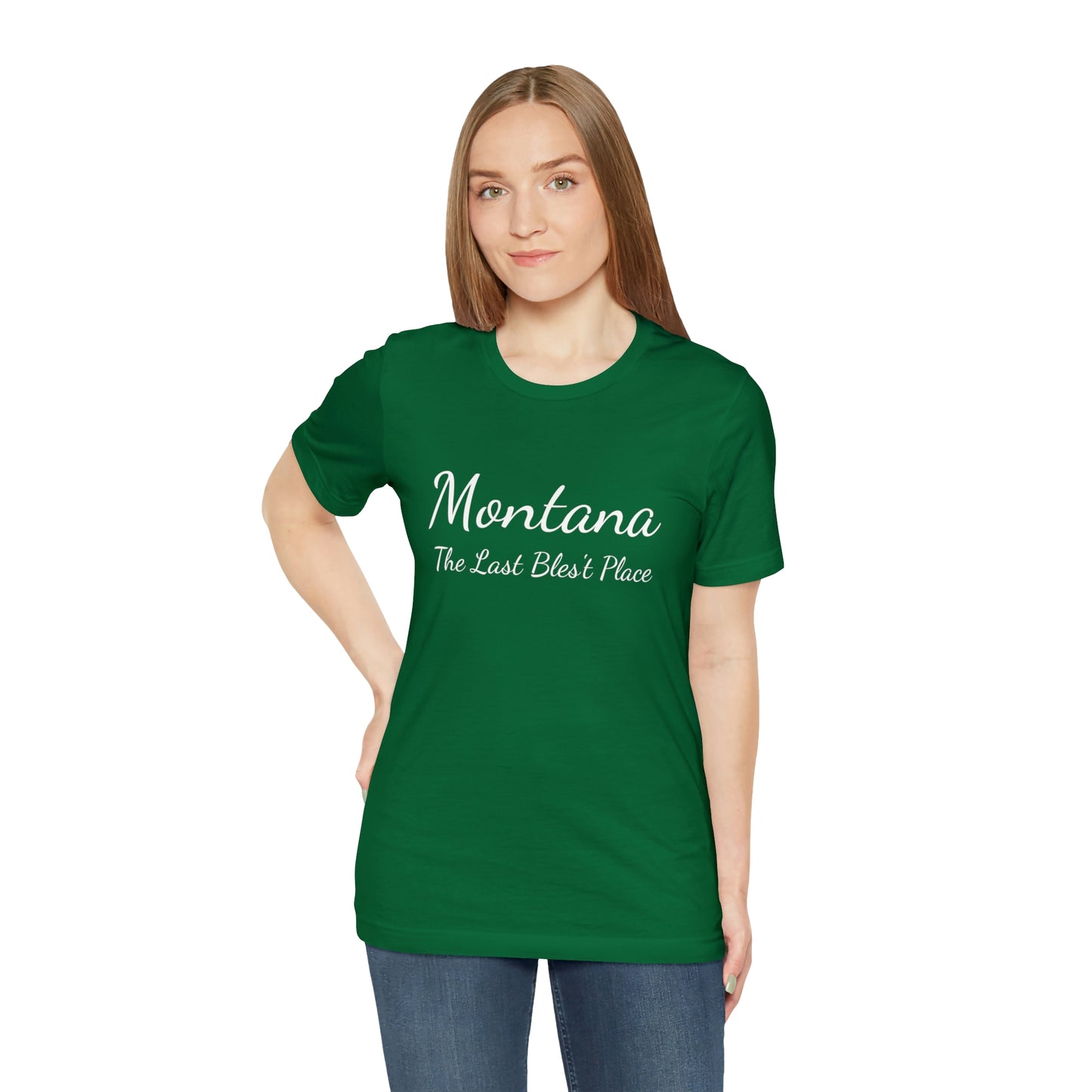 "Montana The Last Bles't Place" Black Ops Unisex Jersey Short Sleeve Tee