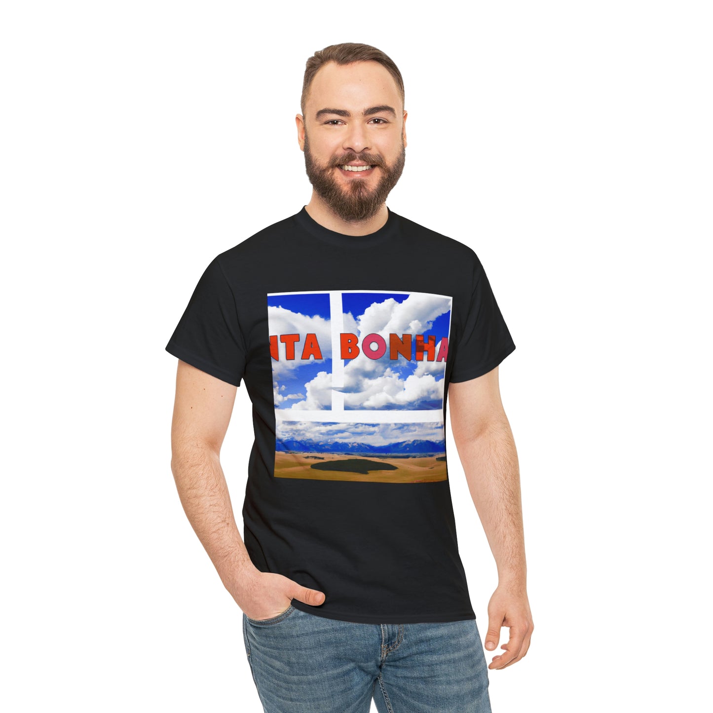 Big Sky Country is a phrase often used to refer to the mountainous parts of the U.S. states of Montana, Idaho, Wyoming, and Colorado. It can also refer to the areas in and around Yellowstone and Glacier National Parks. The - T-shirt