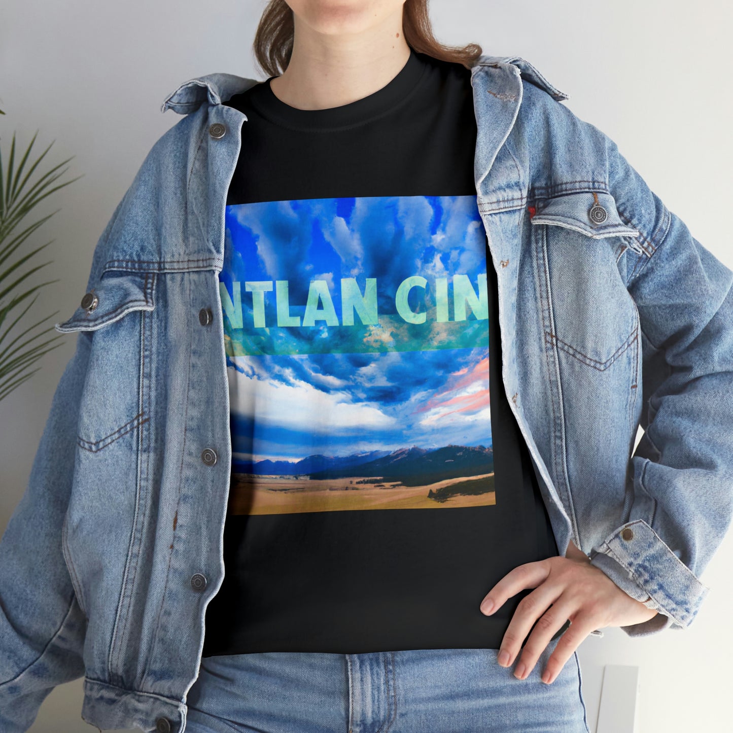 "

Montana is known as "Big Sky Country" due to its expansive, unencumbered views of the open sky. This is attributed to the state's low population density and prevalence of wide-open spaces, like its plains, deserts - T-shirt