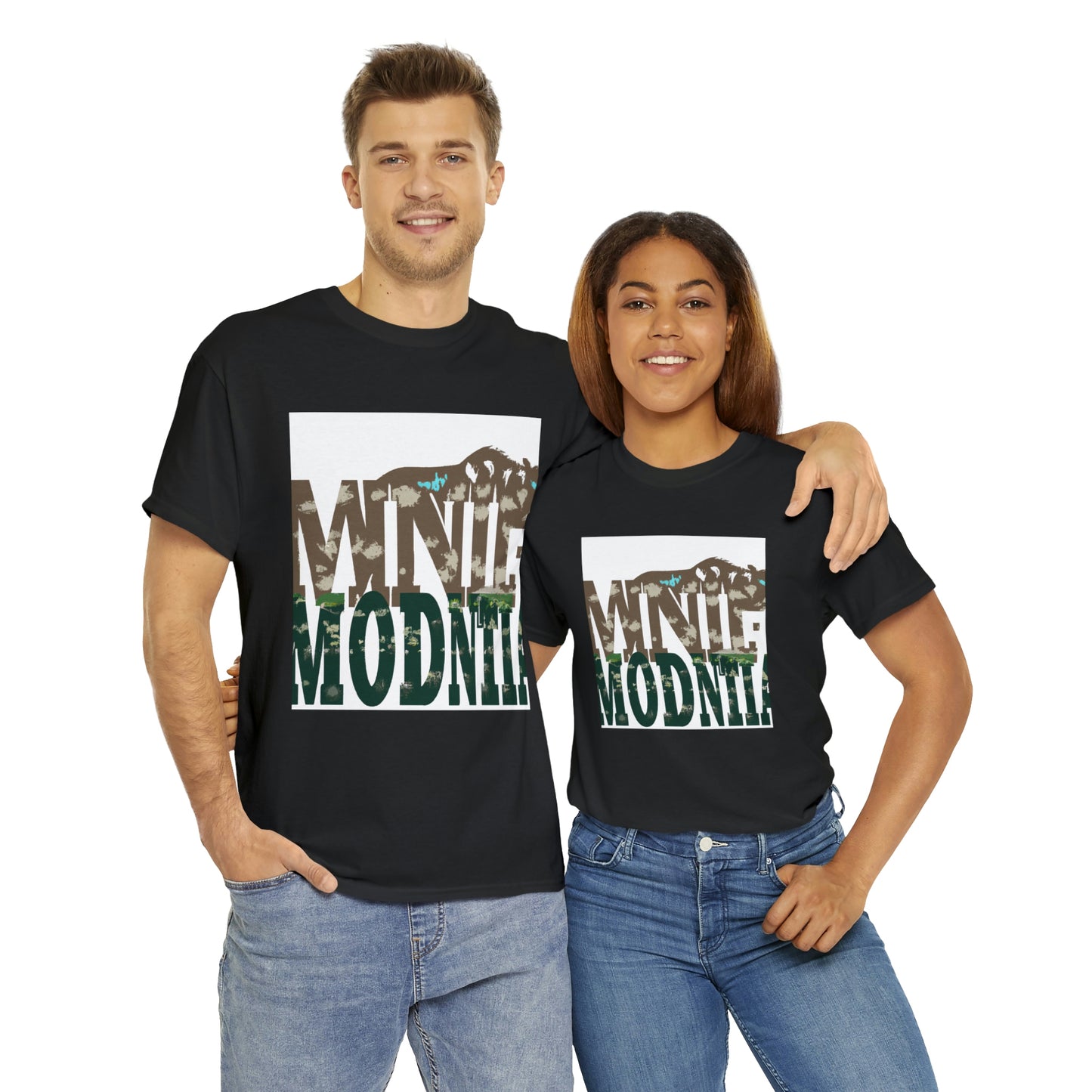 Montana wildlife includes a variety of mammals, birds, reptiles, amphibians, and fish. Montana is home to species such as bighorn sheep, mule deer, pronghorn, elk, black bear, grizzly bear - T-shirt