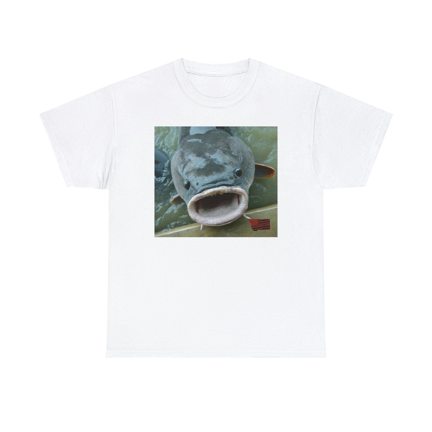 Pangalope Fish – a hybrid created from parts of a pangolin and a tilapia fish. It can survive in both aquatic and semi-aquatic environments, and is capable of eating plants, insects and small fish. - Tshirt